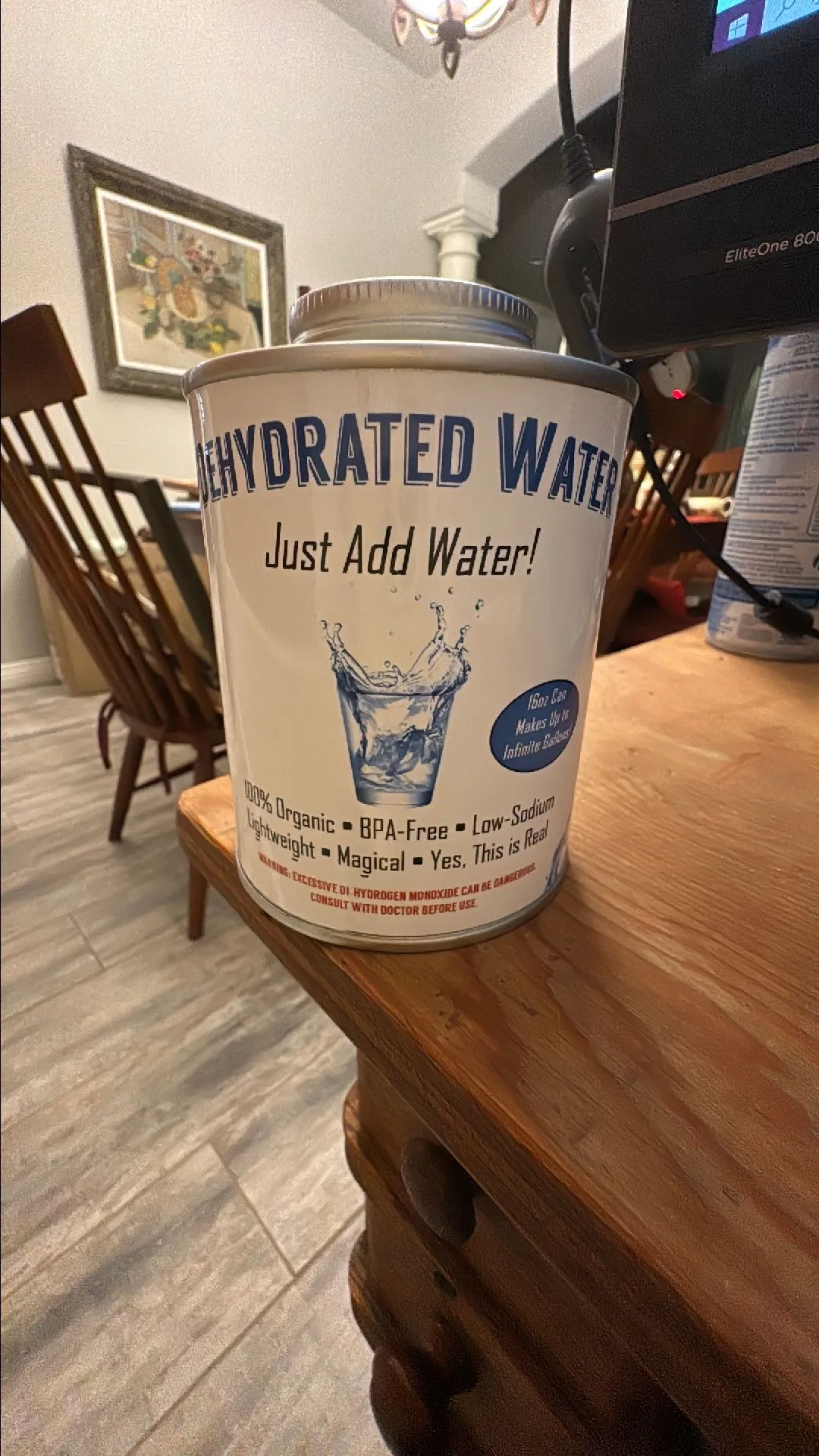 Product image for Dehydrated water in a can!