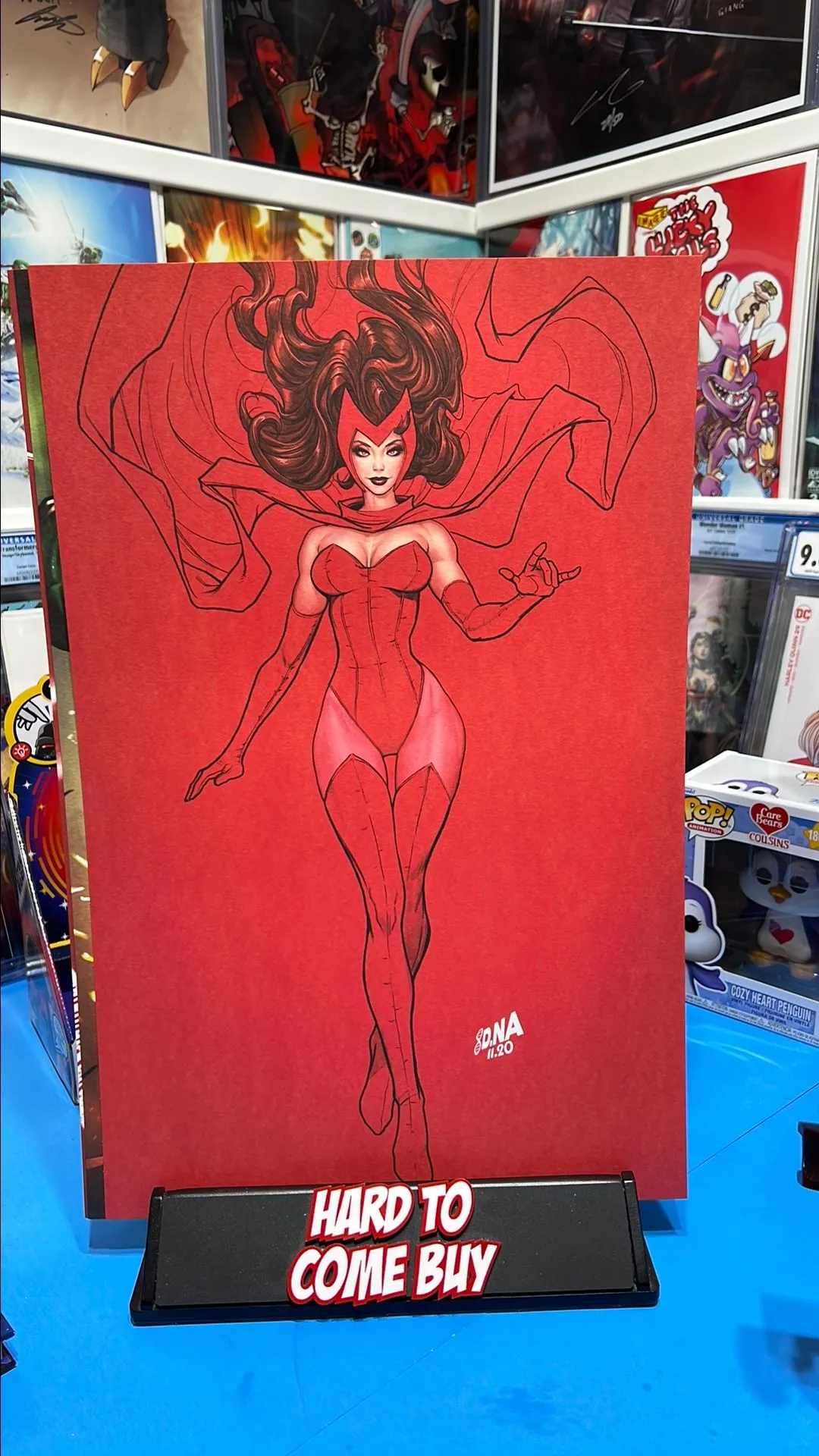 Product image for 11x17 Print - Scarlett Witch - Nakayama - NOT SIGNED