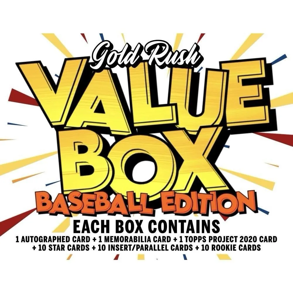 Product image for Gold Rush Baseball Value Box 2024