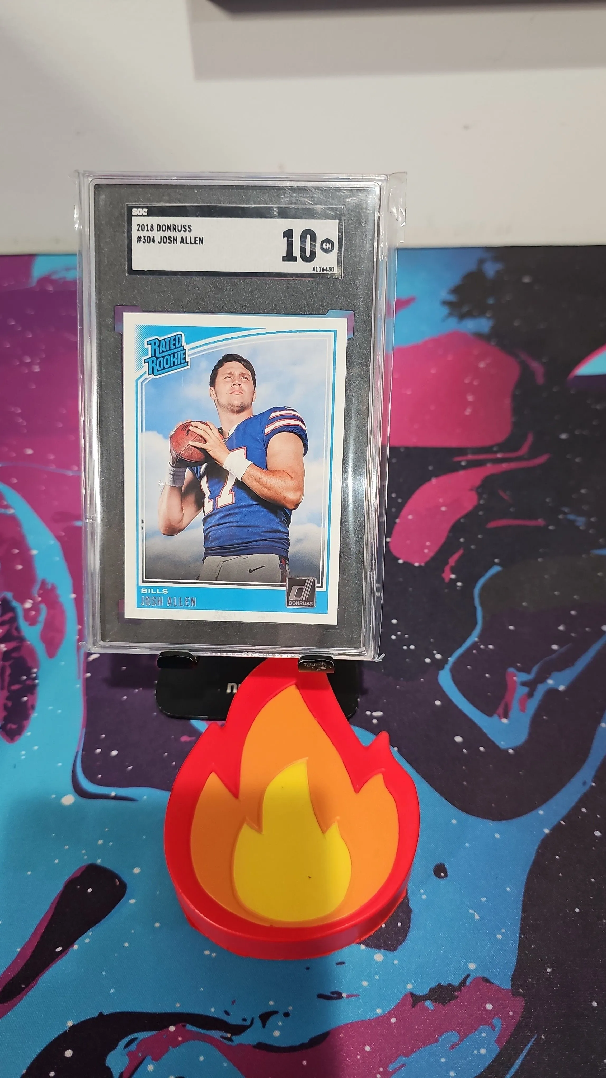 Product image for Josh Allen 2018 Donruss Rated Rookie #304 SGC 10 GM
