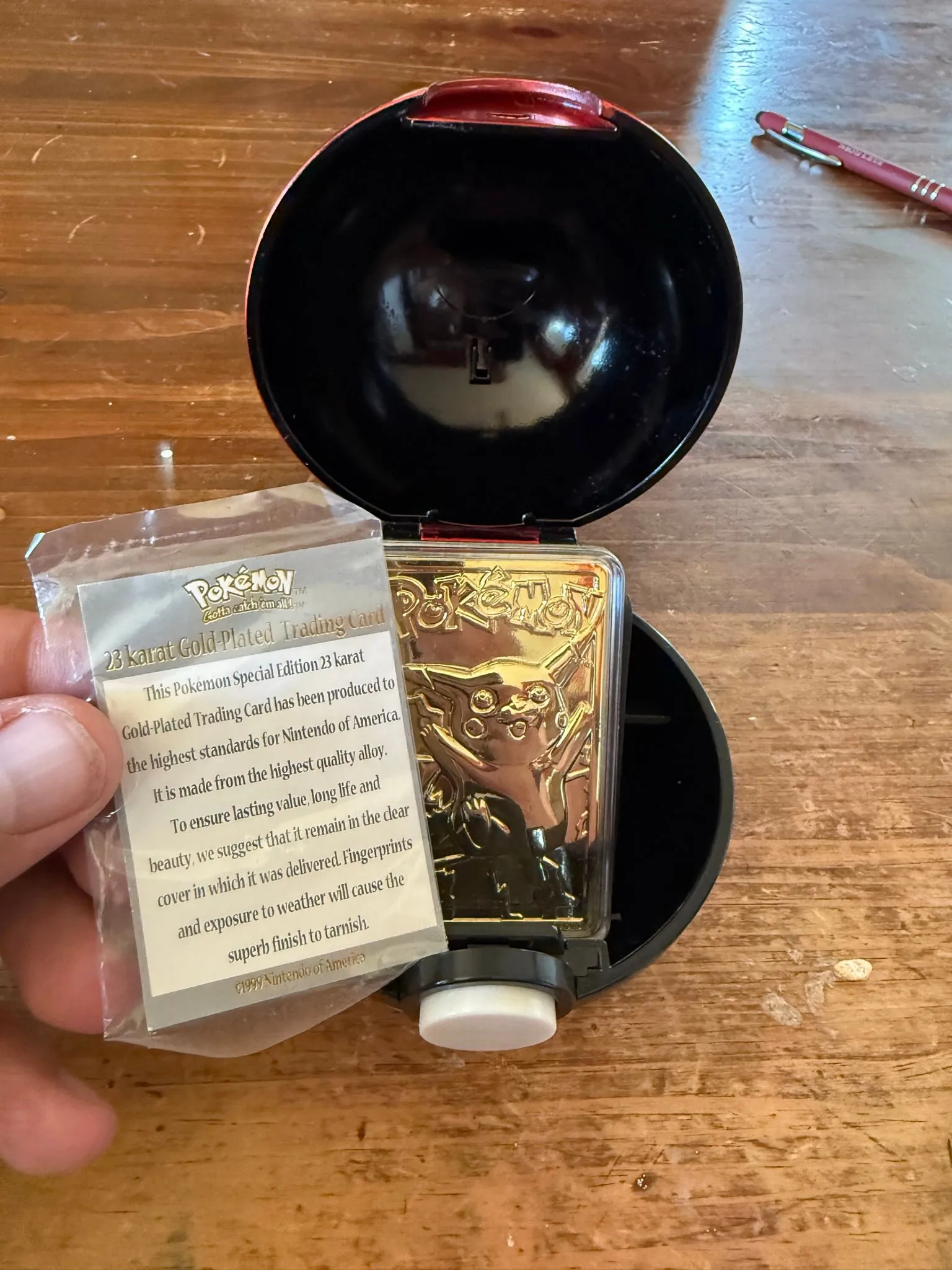 gold pokemon card burger king RED Pokemon 