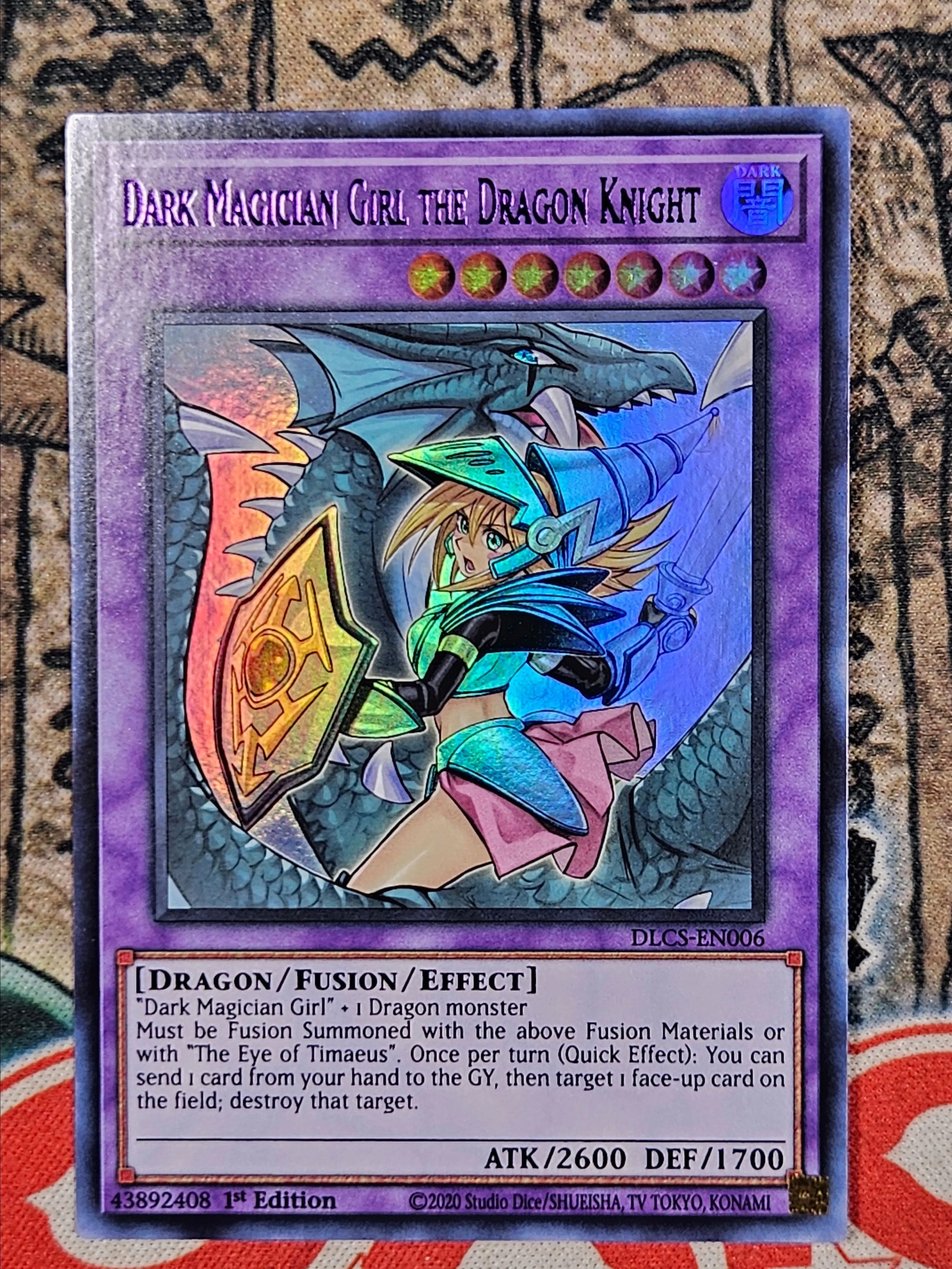 yugioh card dark magician knight Yu-Gi-Oh! Dark Magician Girl the Dragon Knight main image 1
