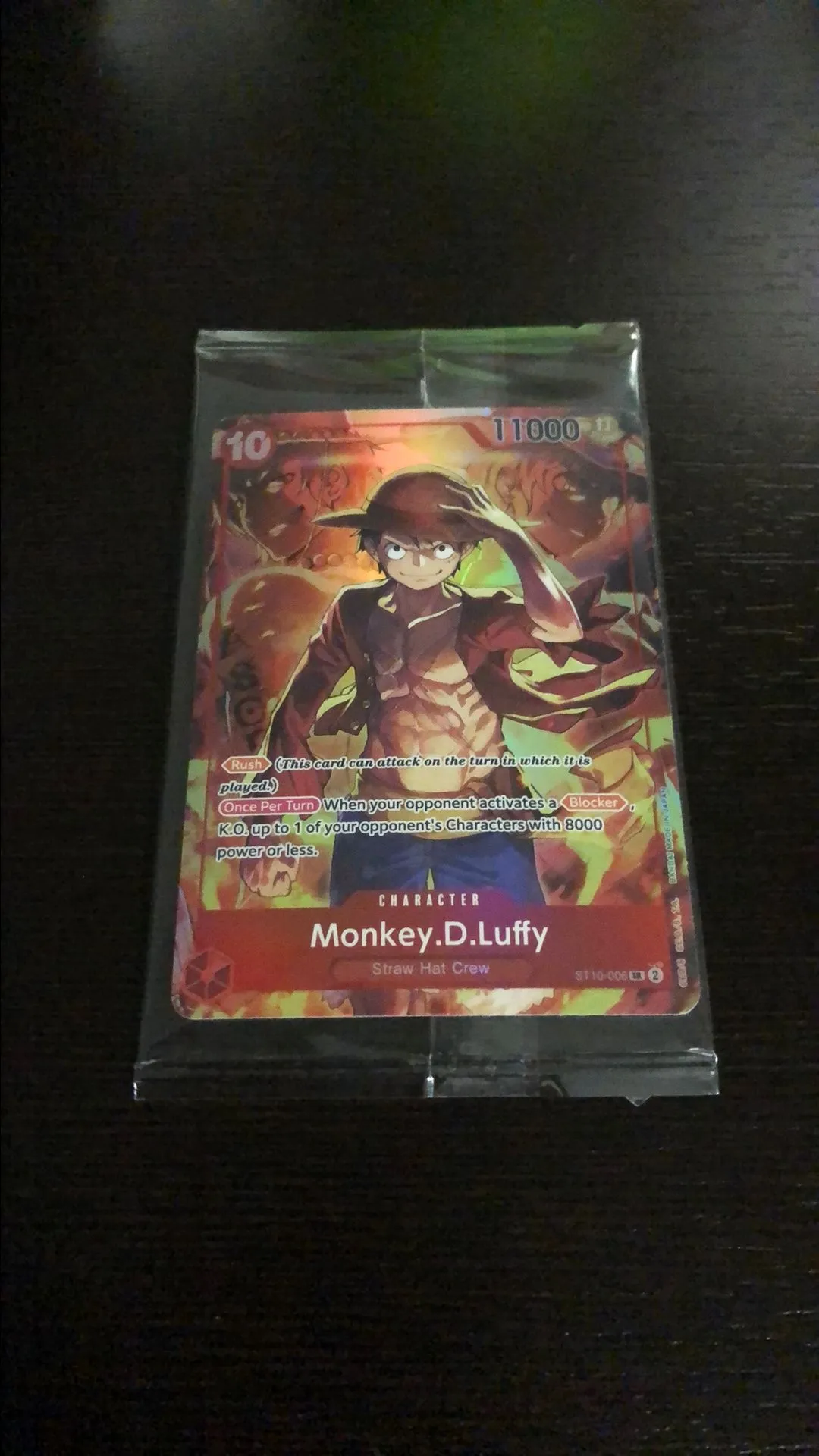 Product image for Sealed Monkey D Luffy ST10-006 Character Treasure Booster Set - One Piece Promotion Card