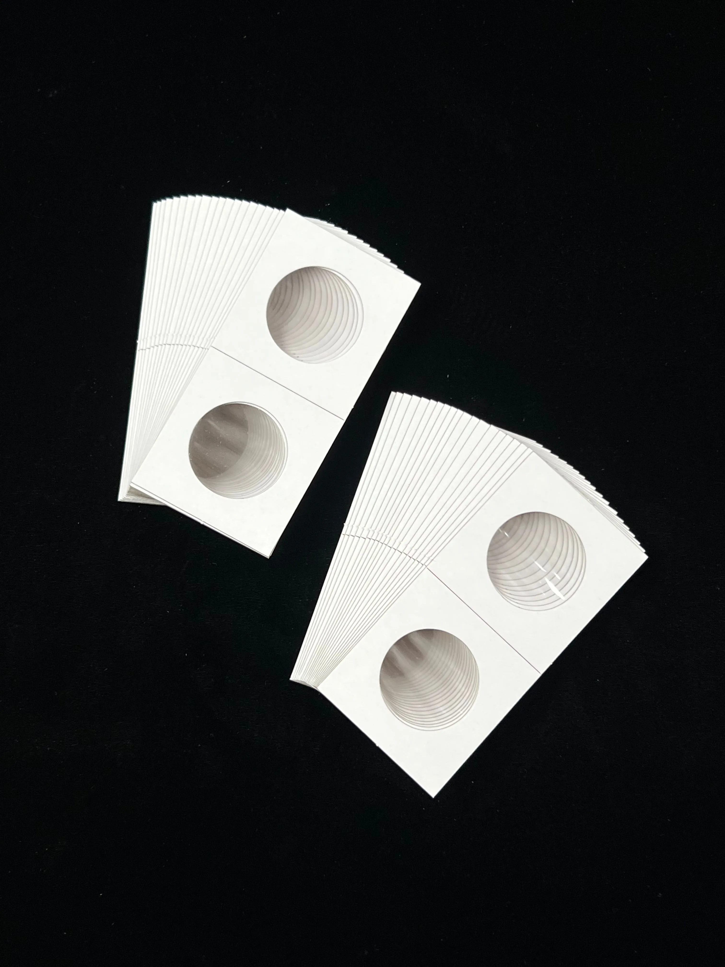 Product image for Lot of (35) 2 x 2 Half Dollar Cardboard Flips