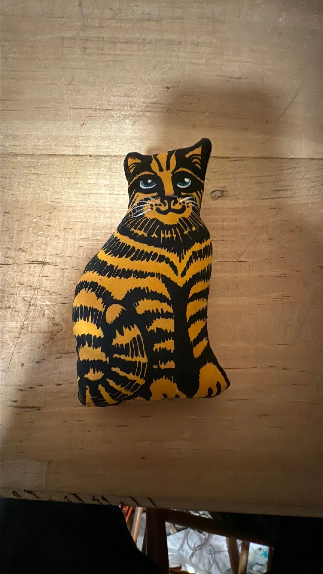 Product image for Vintage screen printed plush cat