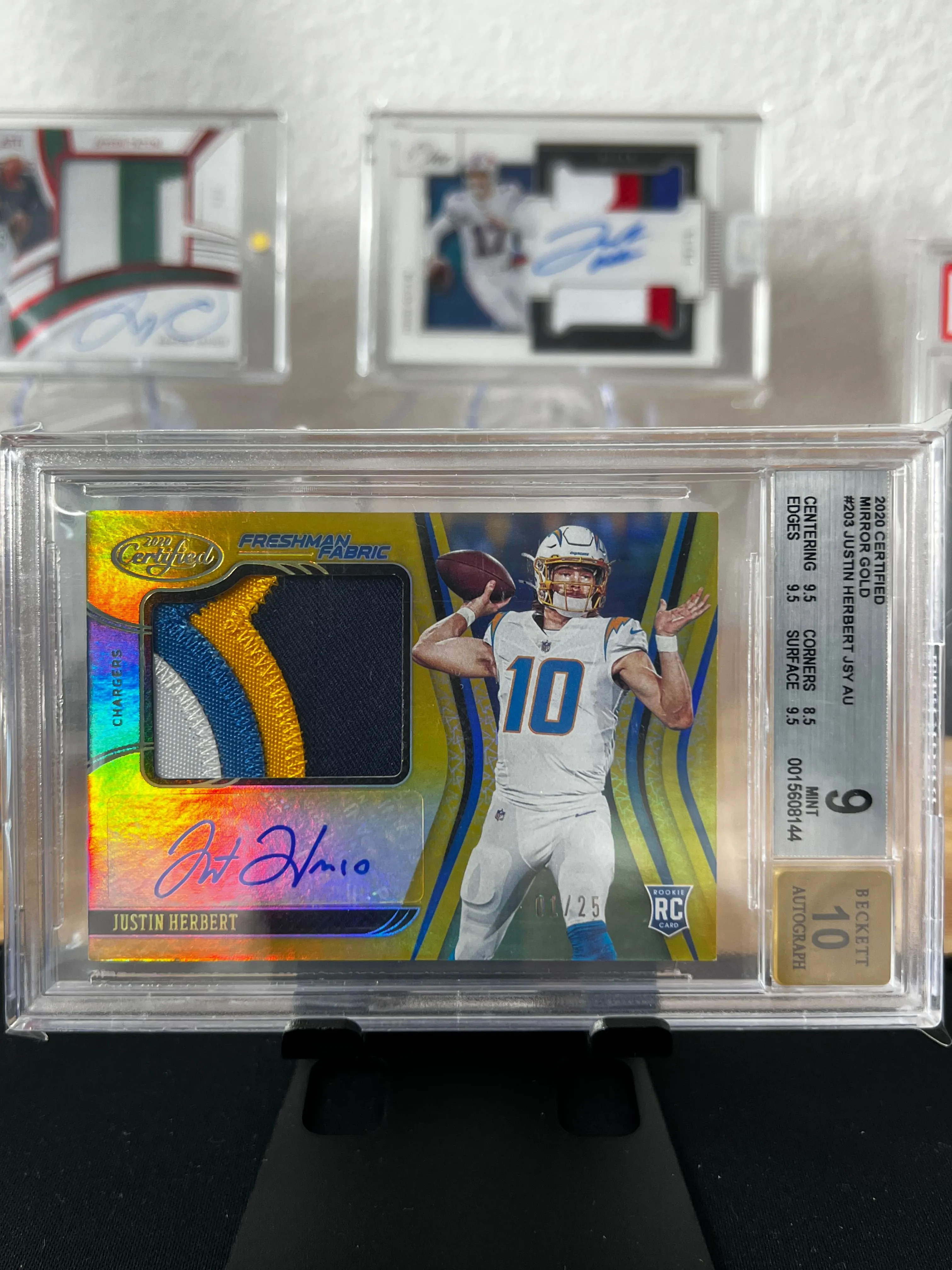 Product image for 2020 CERTIFIED JUSTIN HERBERT RPA /25
