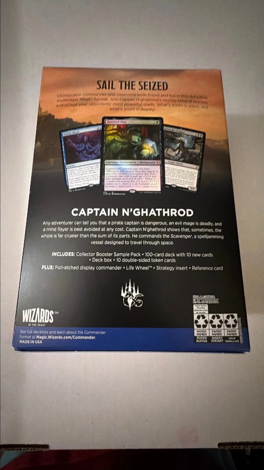 MTG Dungeons and Dragons Mind Flayarrrs Commander Deck Very Rare Sealed  Ding on top of box  Whatnot: Shop, Sell, Connect