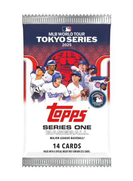 Product image for 2025 Topps Series 1 Baseball Tokyo Series Pack