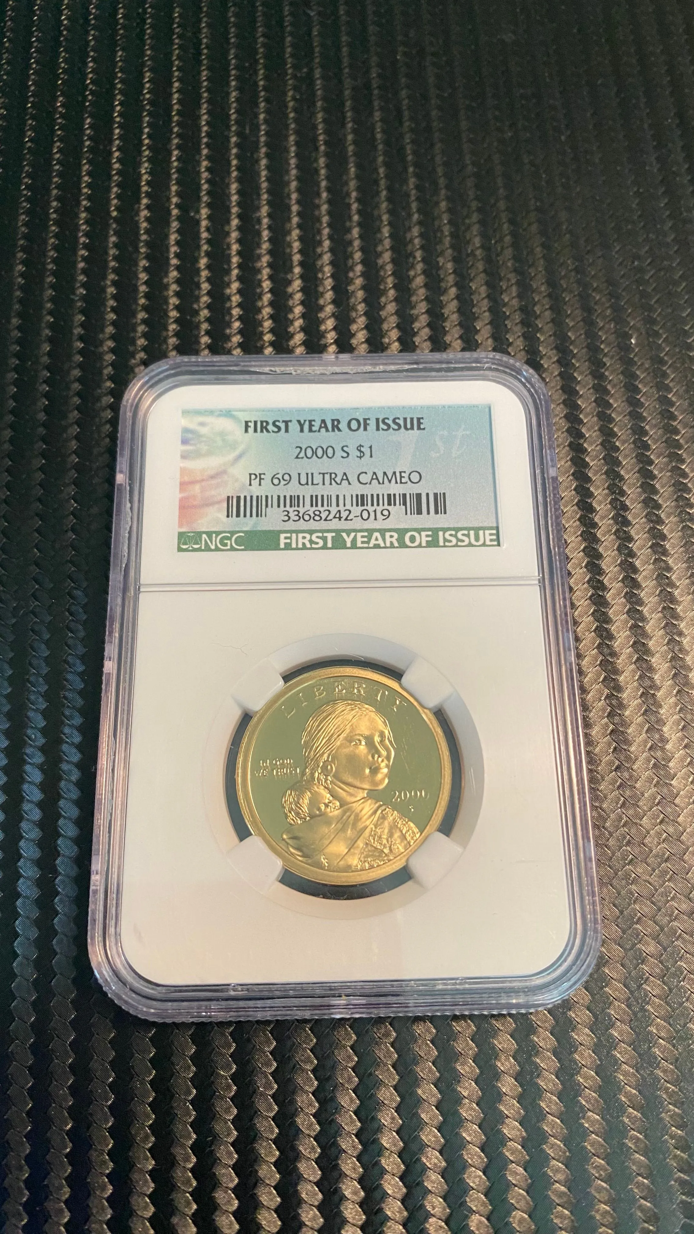Product image for 2000-S SAC$1 NGC PR69DCAM
