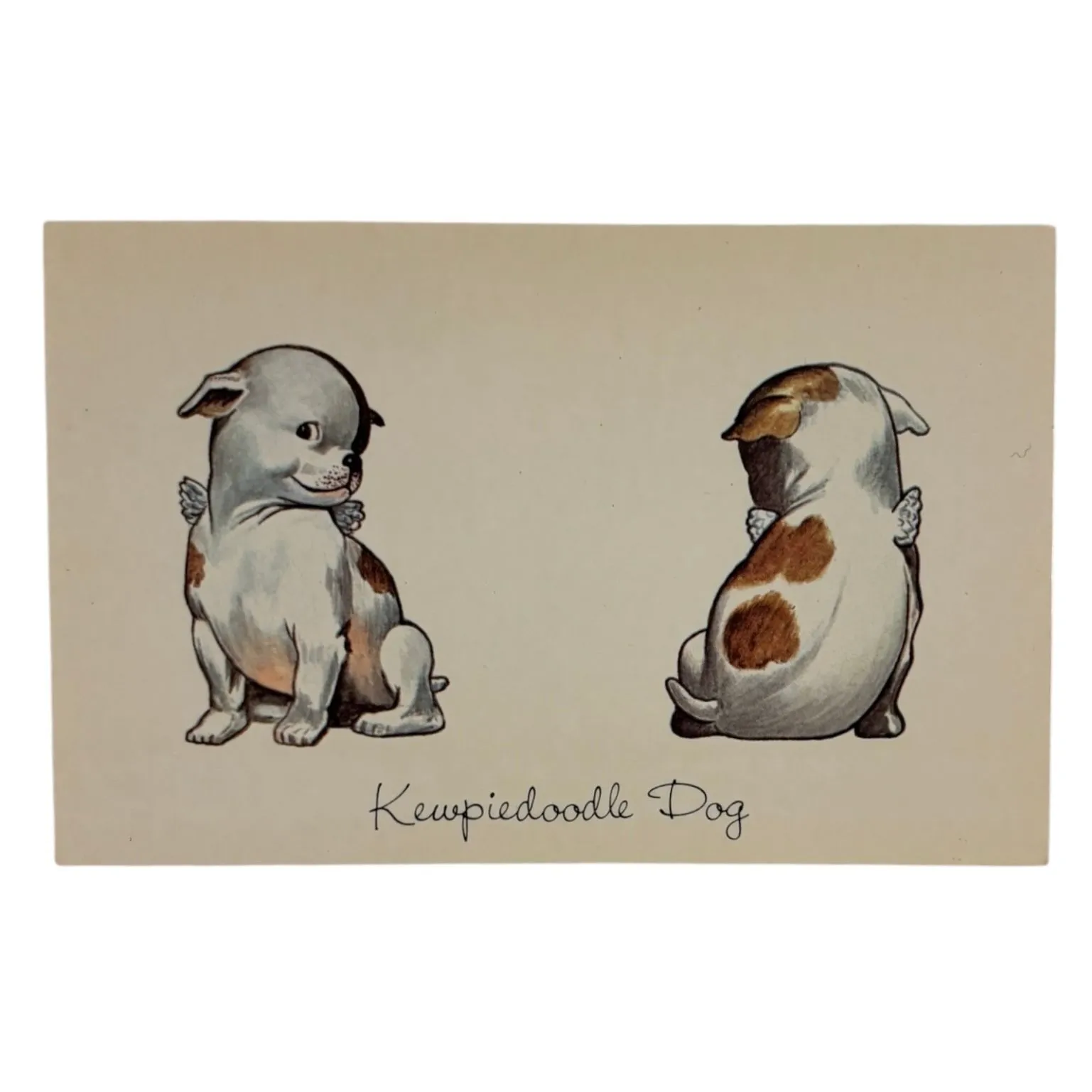 Product image for Kewpiedoodle Dog Postcard * Publ by The Drays * Makes into a Craft