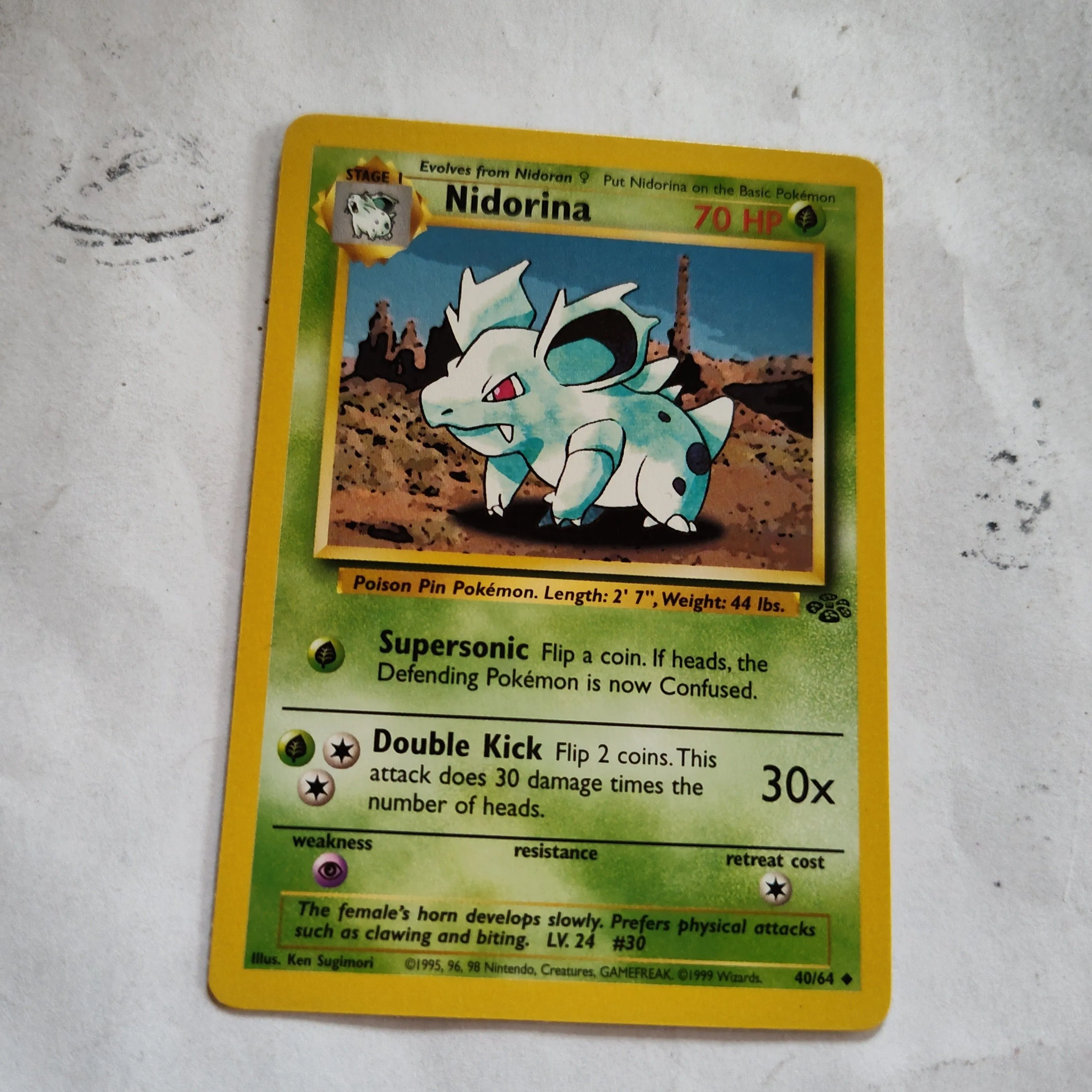 Product image for Pokemon Nidorina 40/64