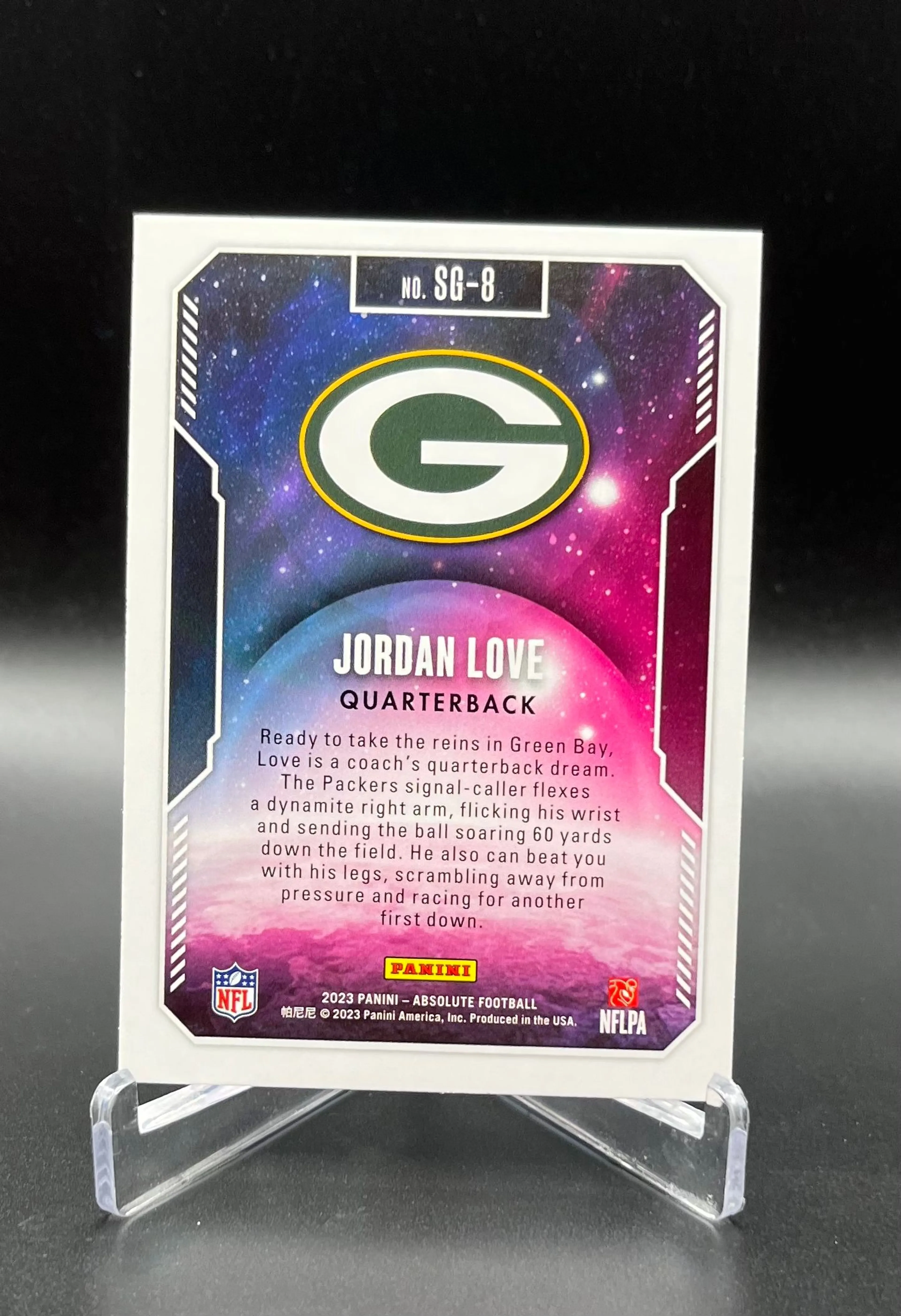 Jordan Love Green Bay Packers Panini Absolute Football Rookie Card