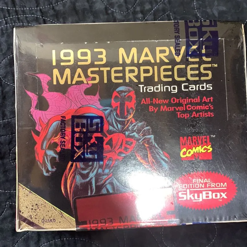 Product image for 1993 Marvel Masterpieces - Skybox - Factory Sealed -