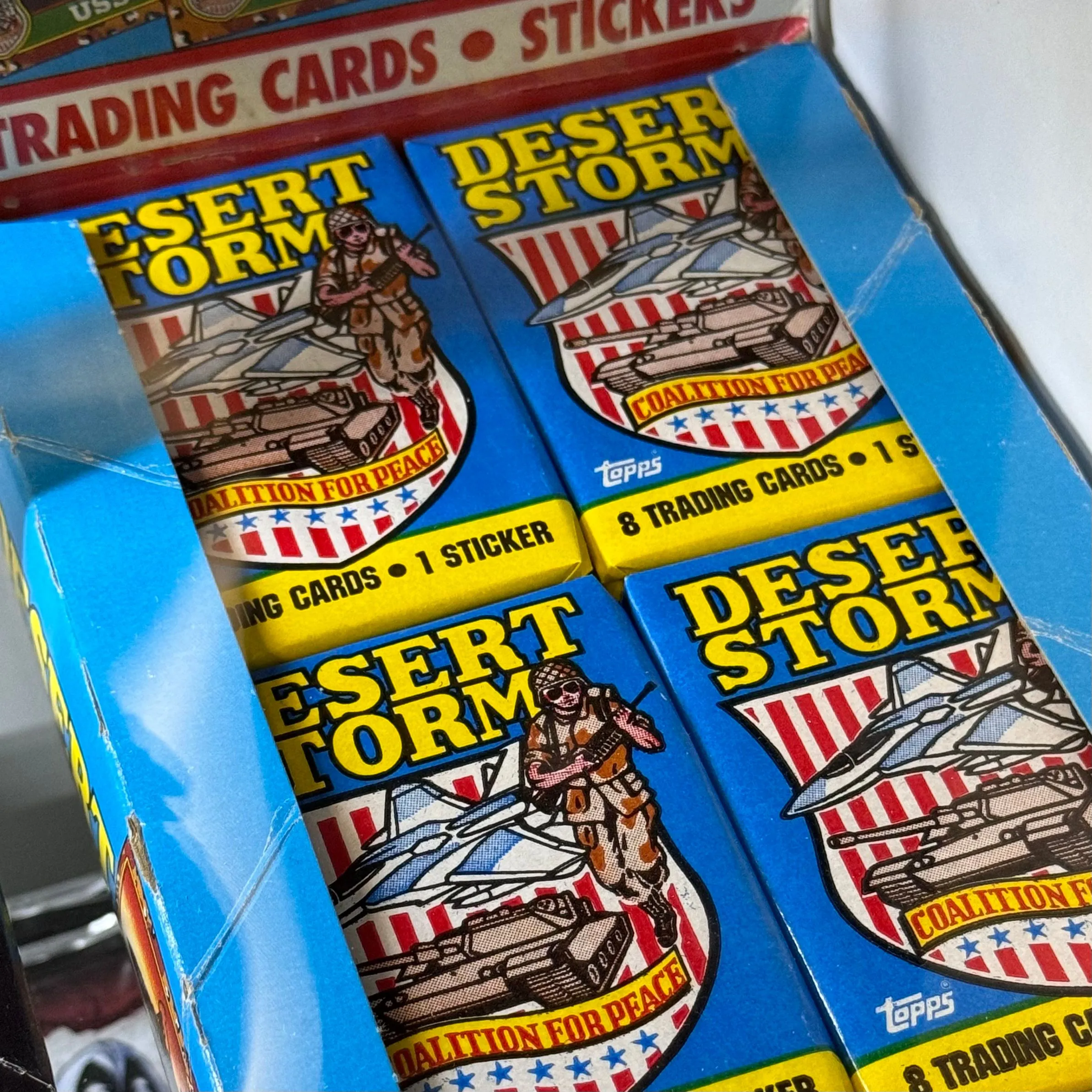 Product image for Desert Storm Cards Pack (1992)