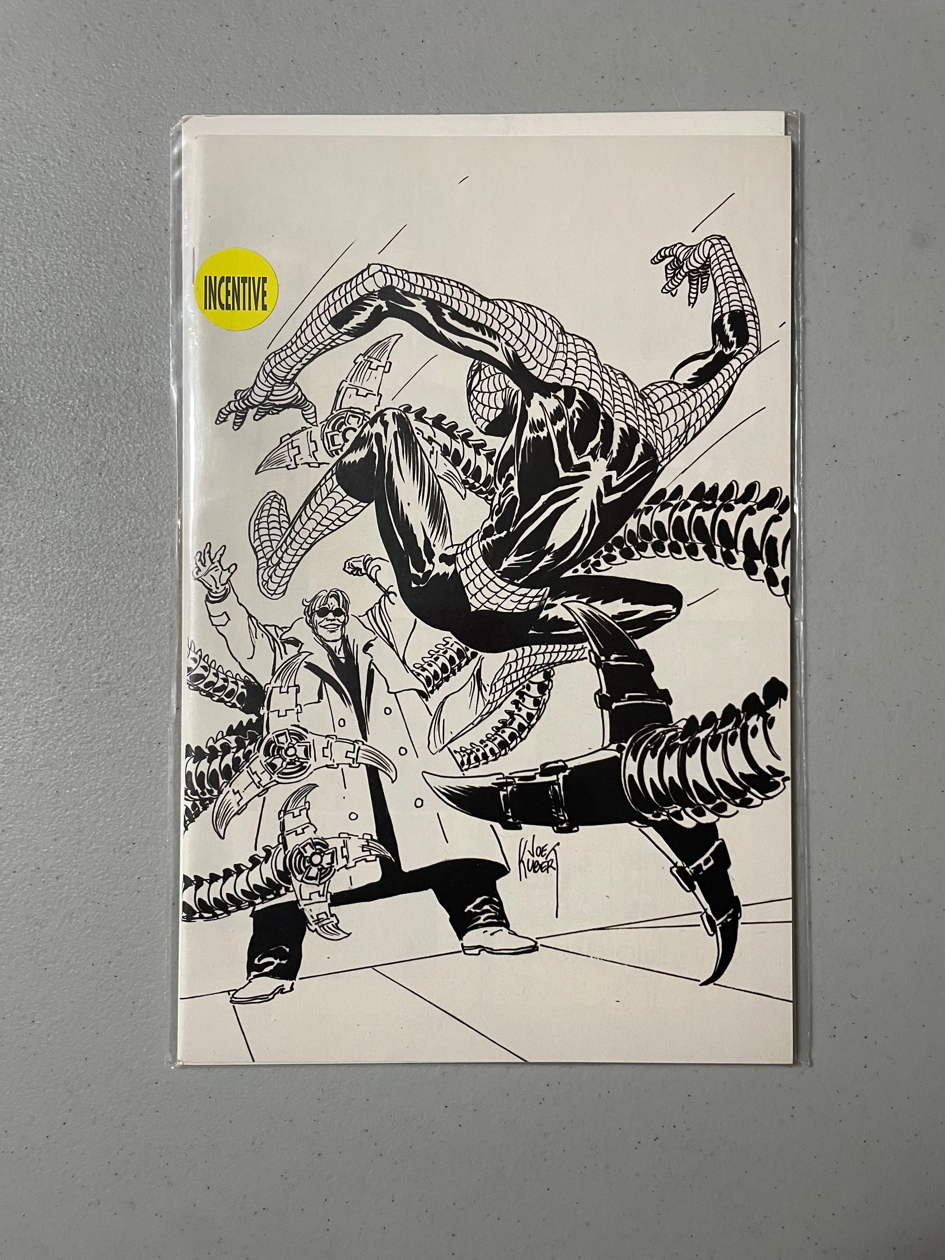 Product image for Peter Parker the spectacular Spider-Man 1 sketch joe kubert cover