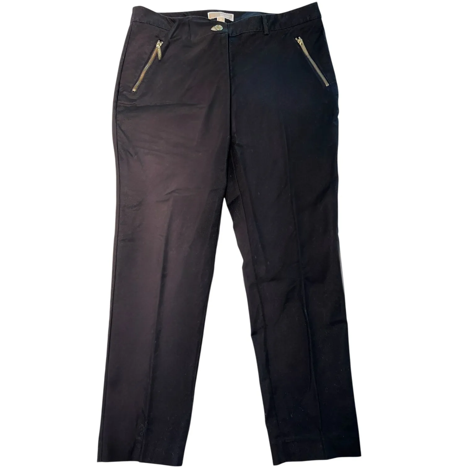 Product image for 305. LARGE (14) // MICHAEL KORS BLACK CHINO TROUSERS