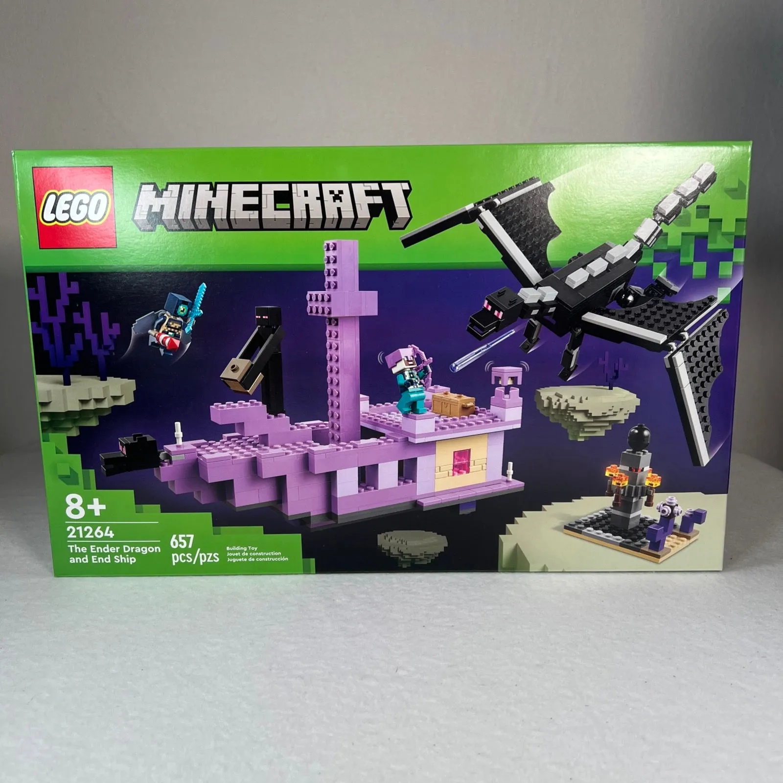 Product image for LEGO Minecraft: The Ender Dragon and End Ship 21264 MINTY Sealed Set