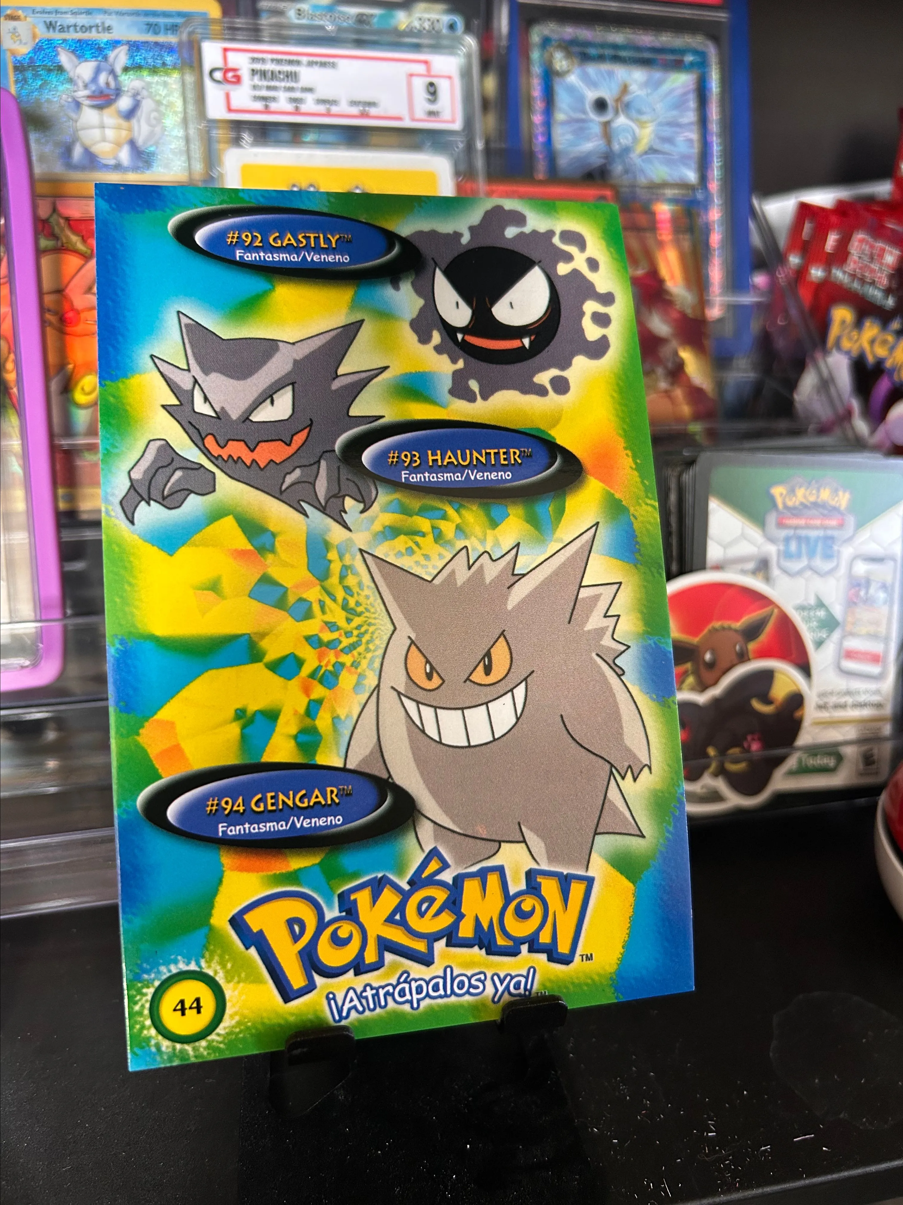 Product image for Gastly Haunter Gengar Evolution Postcard