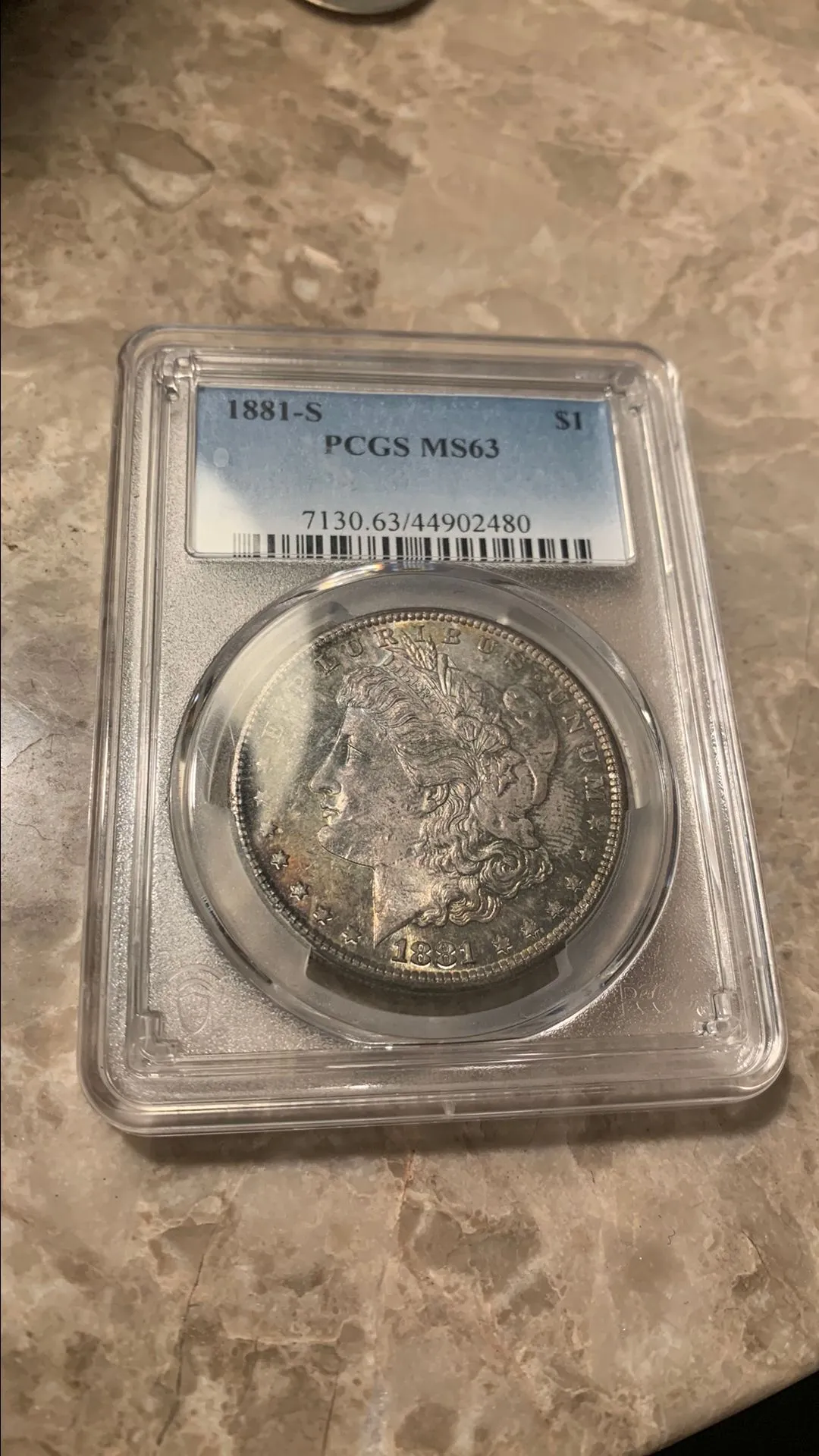 Product image for 1881-S $1 MS63 PCGS