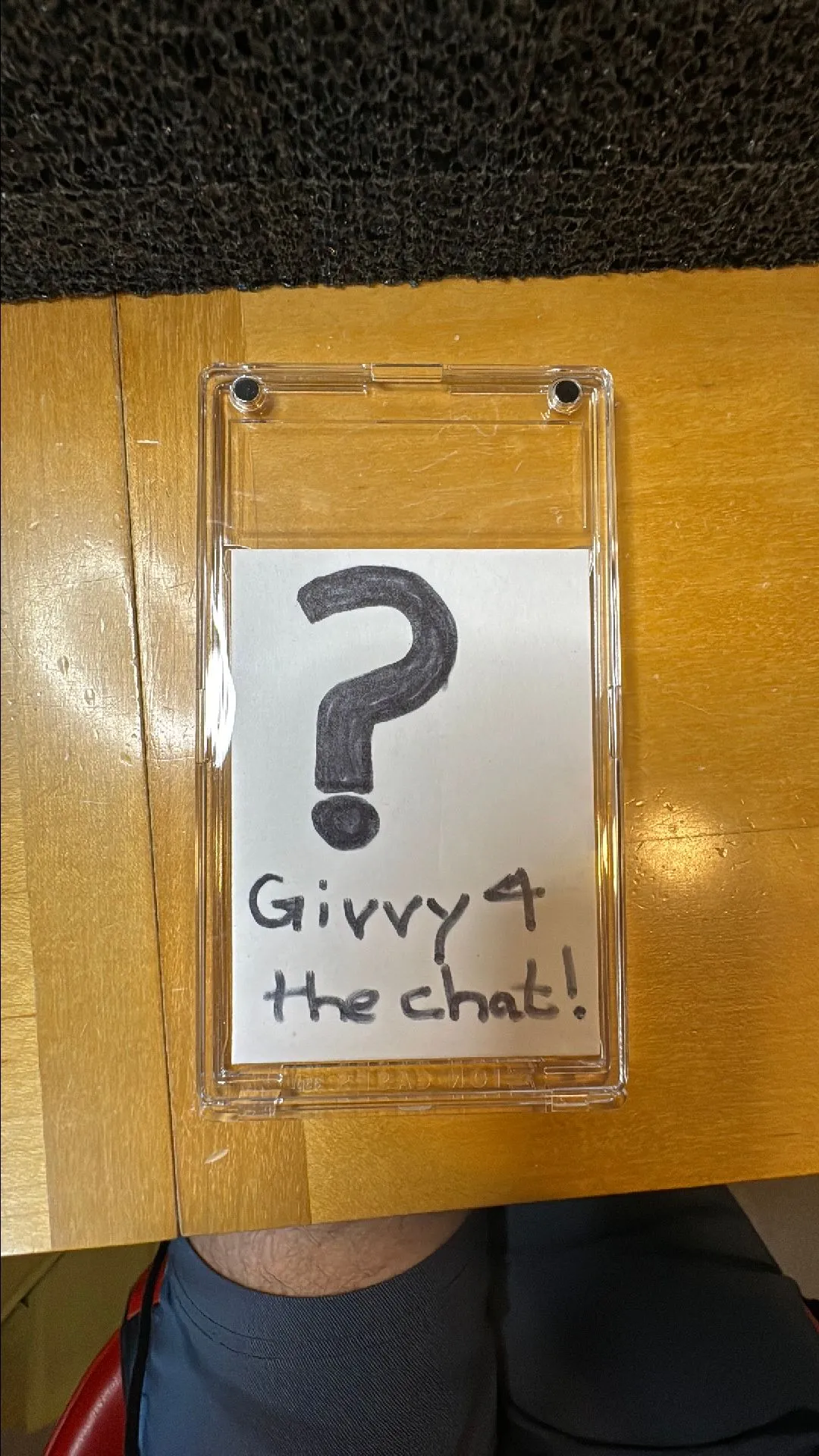 Product image for SPONSOR A GIVVY FOR THE CHAT!