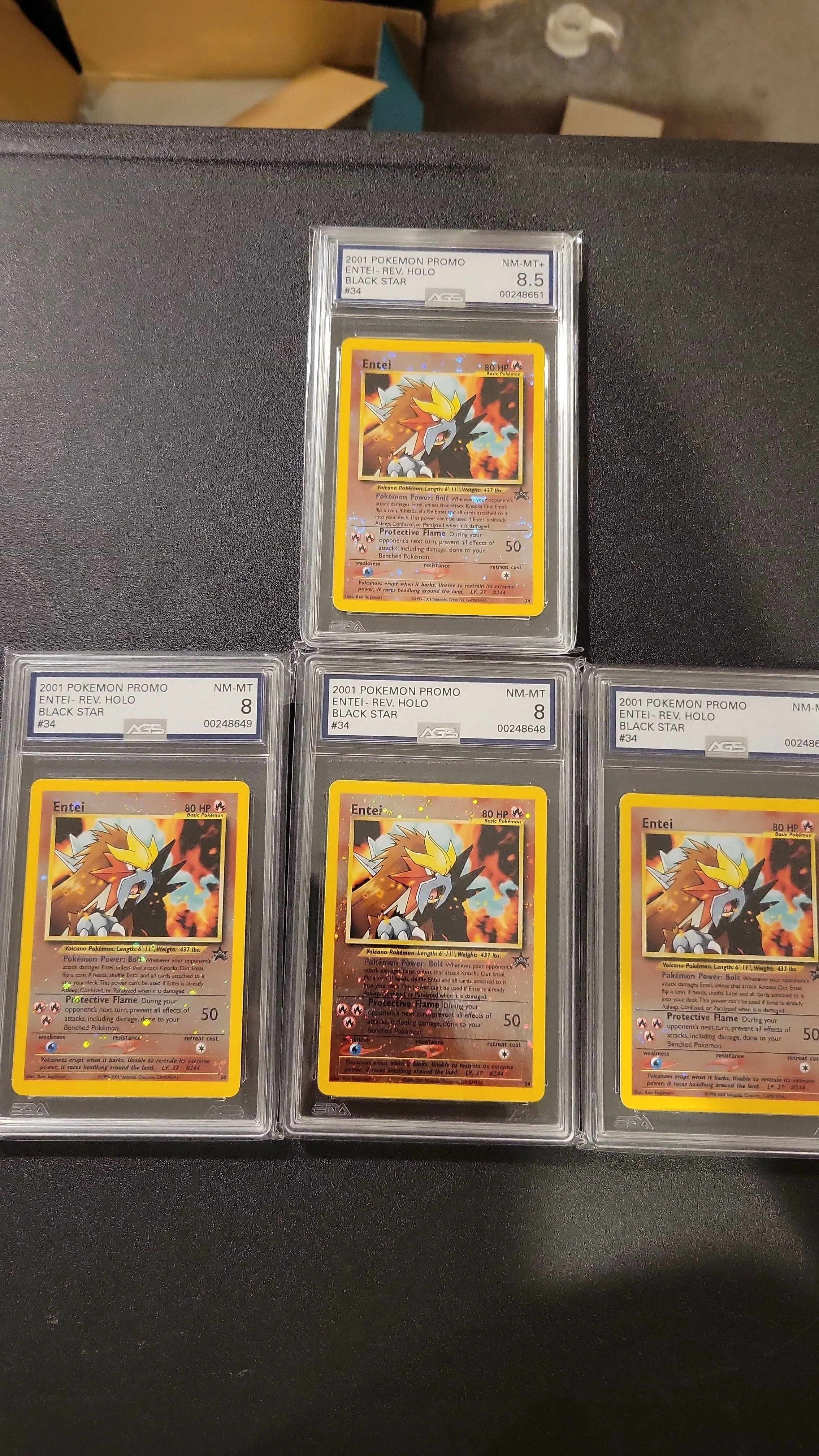 Product image for 2001 ENTEI REV.HOLO PROMO AGS 8.5 AGS 8(×3)