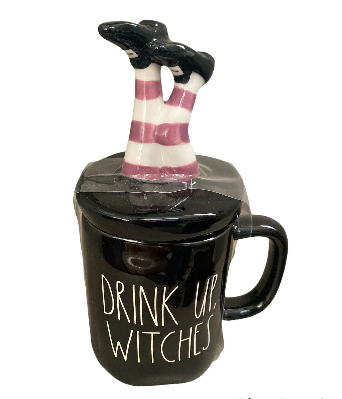 Product image for Rae Dunn Drink Up Witches Halloween Mug & Lid New