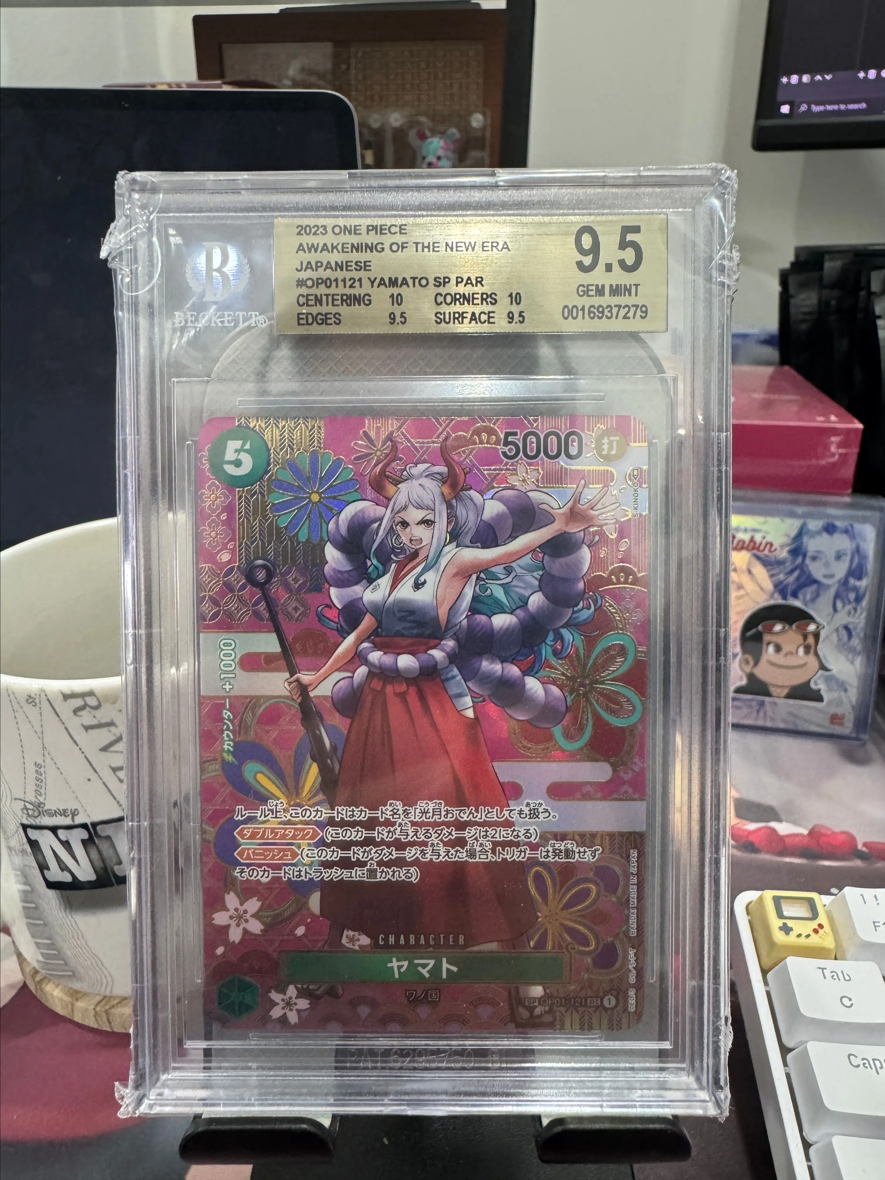 Product image for One Piece - BGS 9.5 Yamato SP OP05 JP