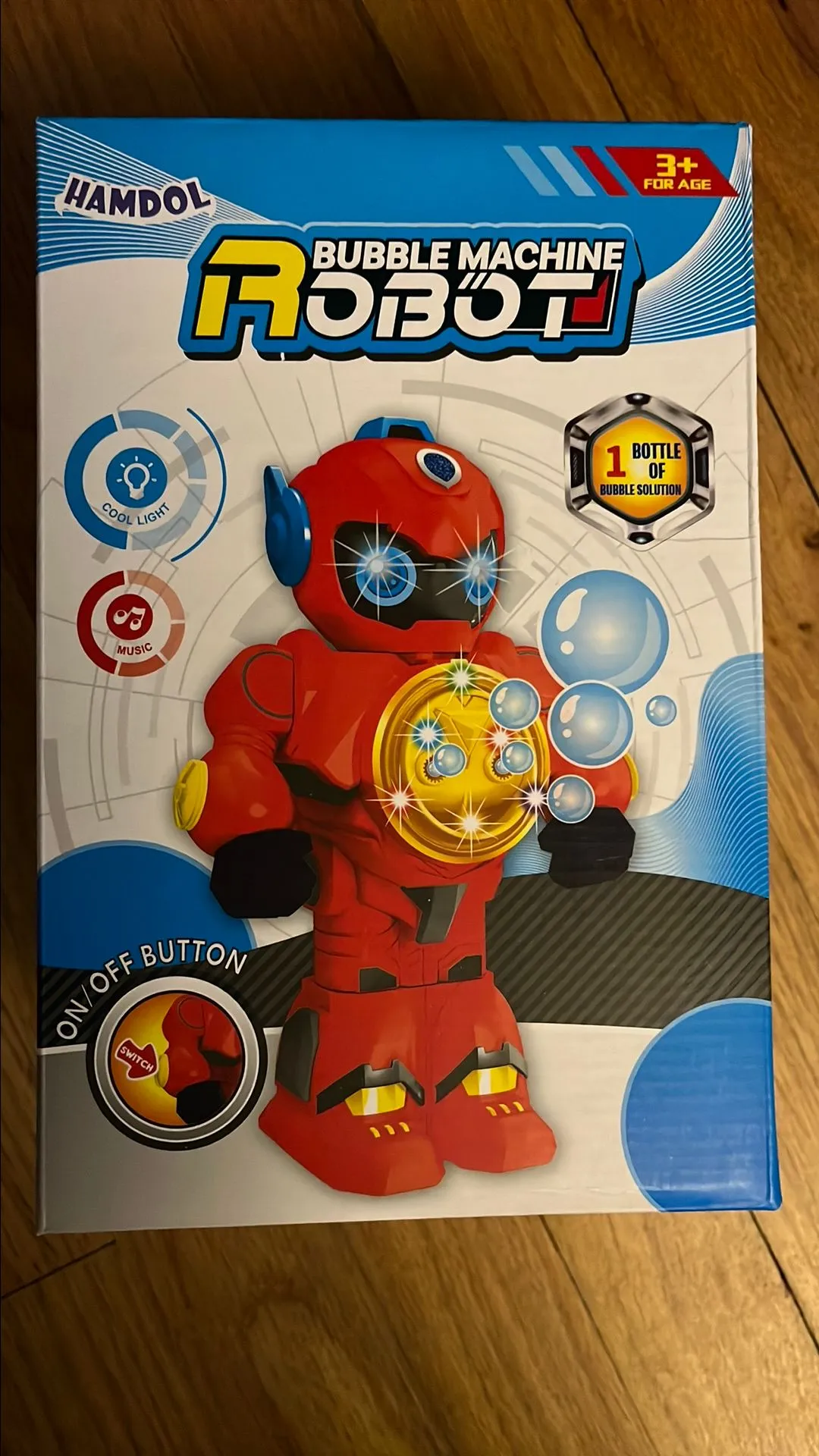 Product image for Hamdol Bubble Machine Robot - Red