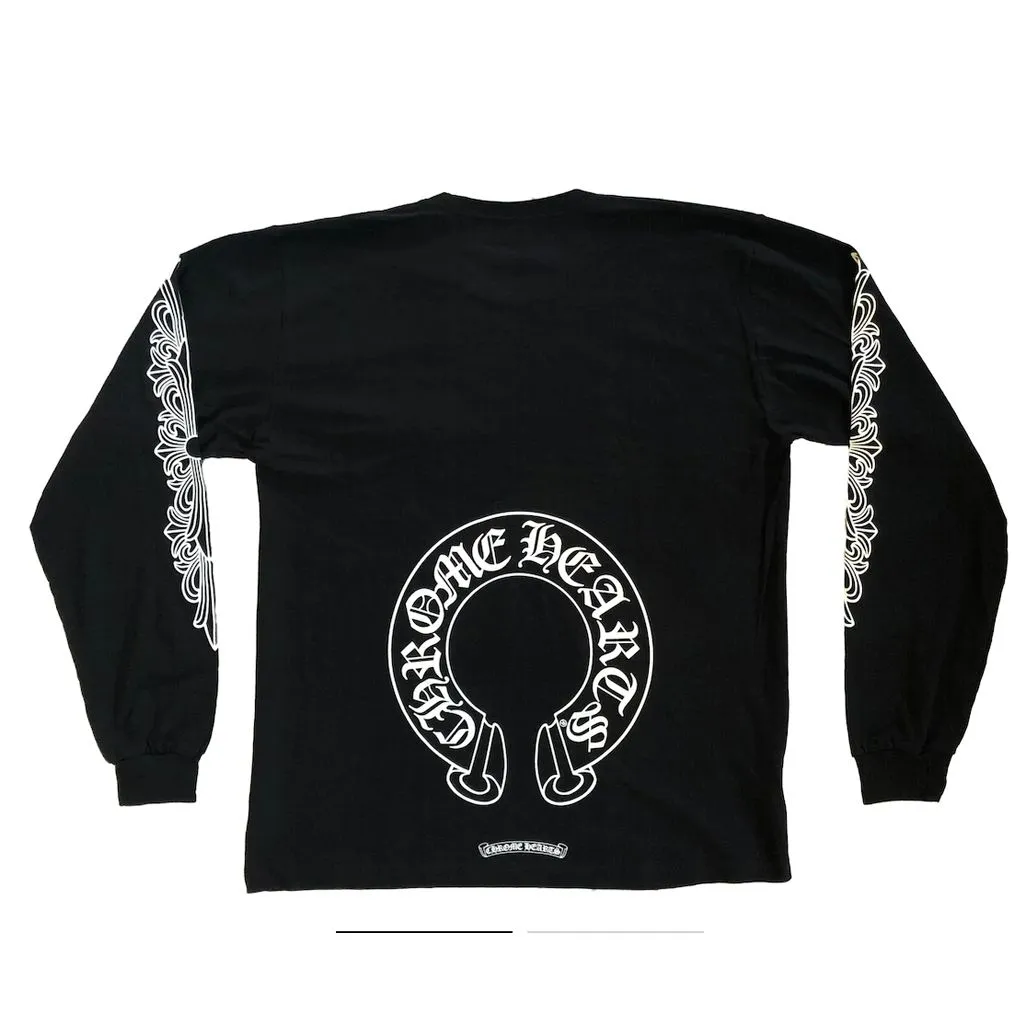 Product image for XL - Chrome Hearts Horse Shoe L/S Tee
