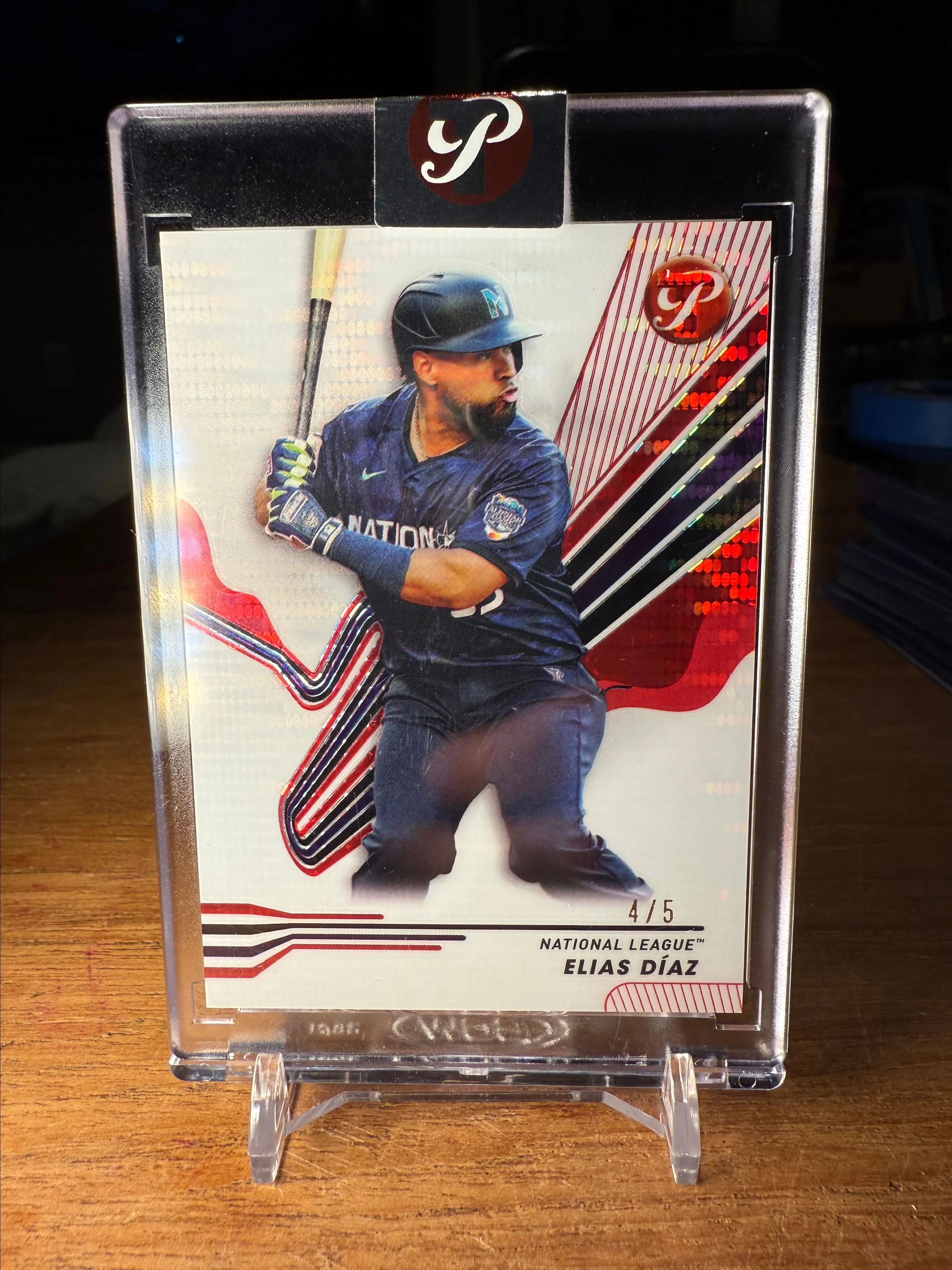 Product image for Elias Diaz Topps Pristine /5 Red