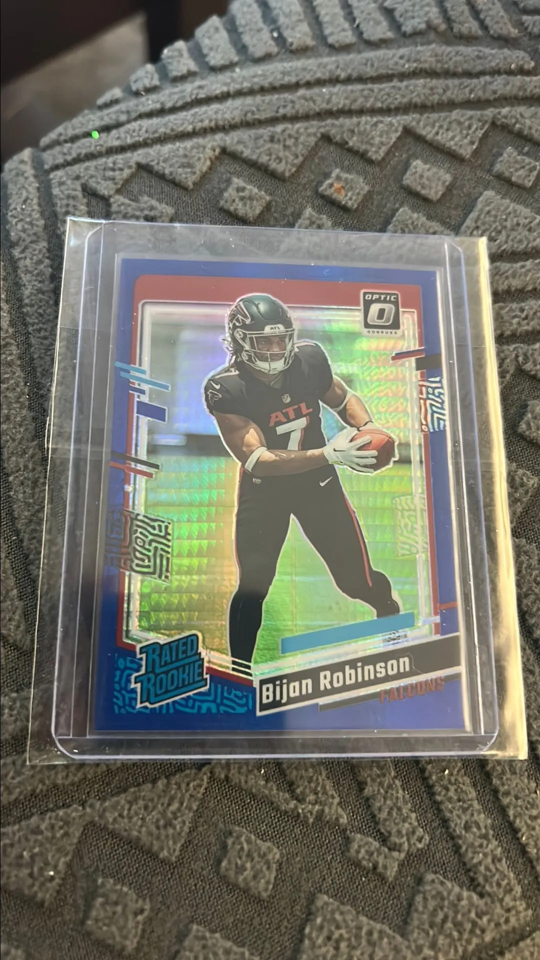 Product image for Bijan Robinson - 2023 Optic Blue Hyper Prizm