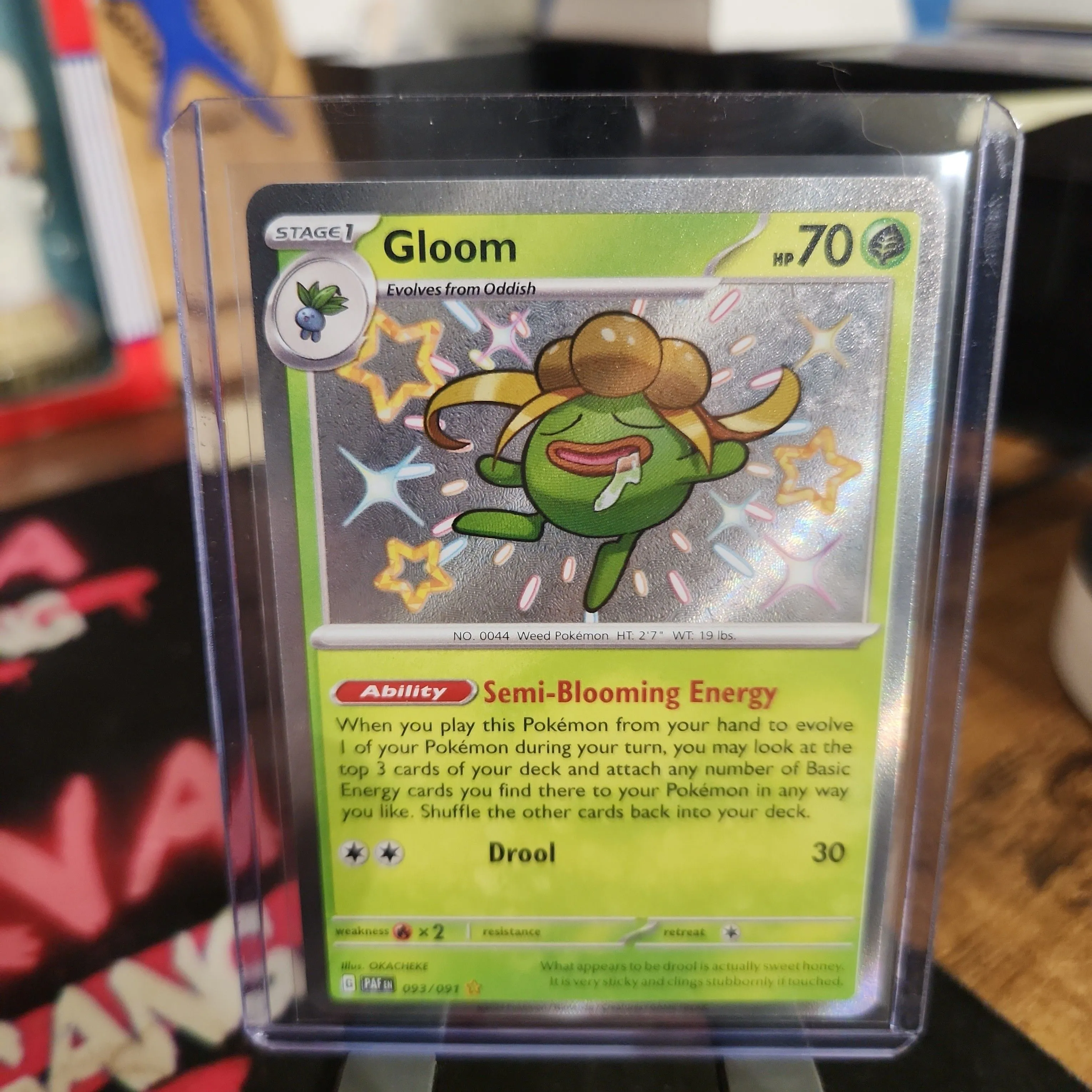Pokemon Paldean Fates - 093/091 Gloom - Baby Shiny Rare - NM/M  Whatnot:  Shop, Sell, Connect
