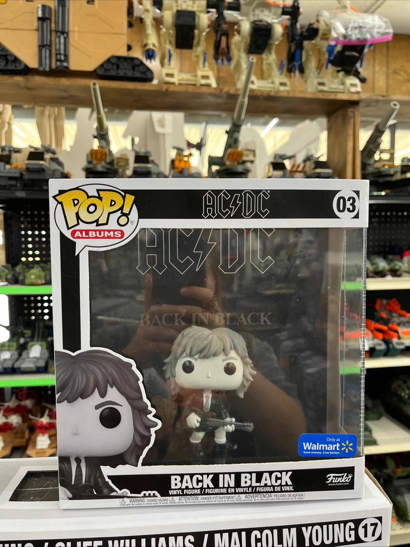 Product image for Funko Pop! Back in Black 03 Walmart Exclusive AC/DC Album Cover Vinyl Figure Toy