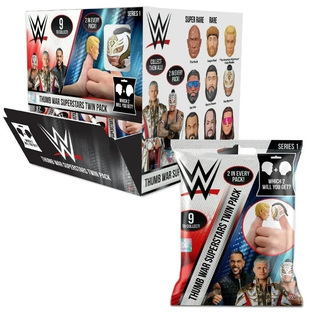 Product image for WWE Thumb War Superstars Mystery Twin Pack