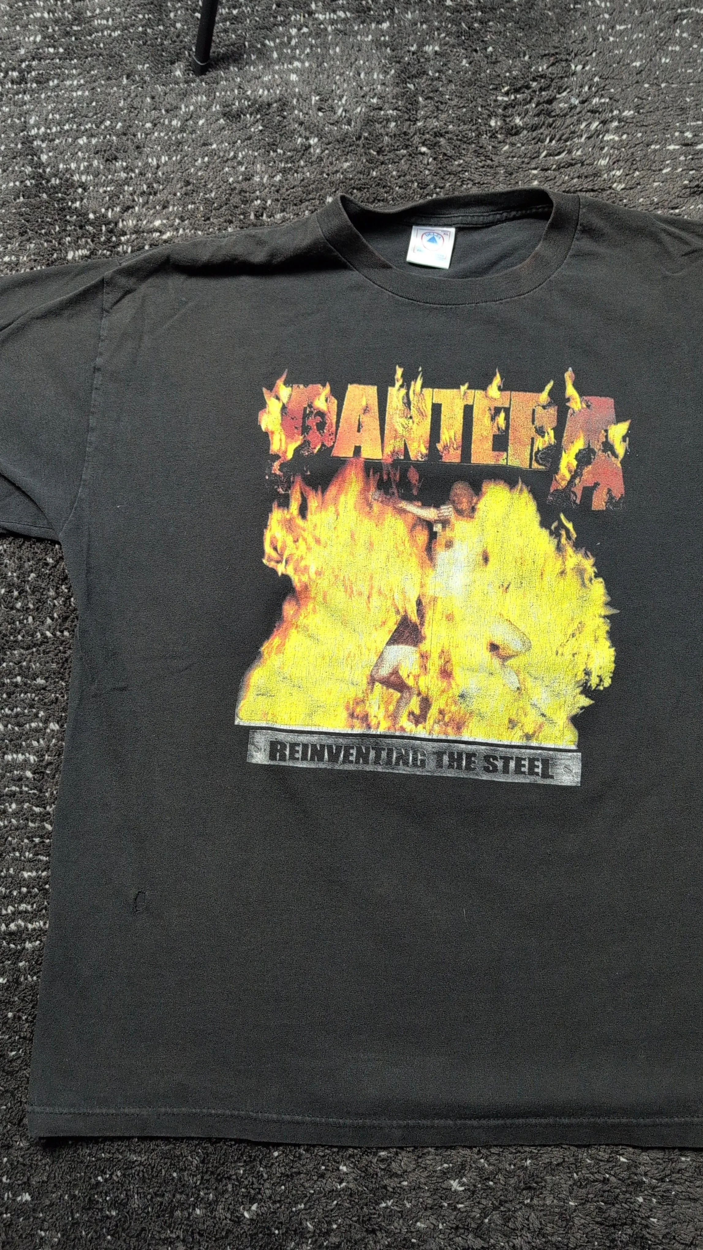 Product image for 2001 Pantera Reinventing the Steel Tour Shirt XL