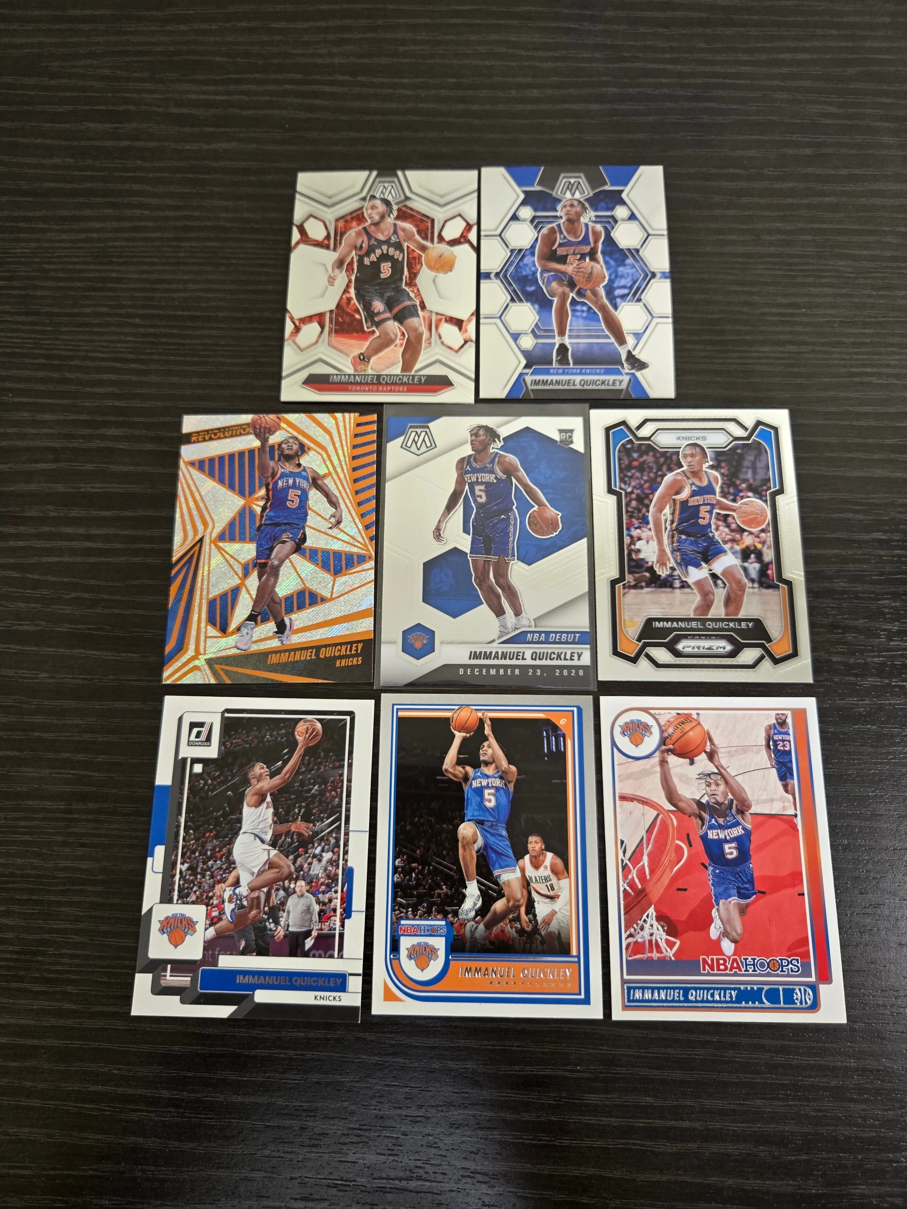 Product image for Immanuel Quickley Knicks Raptors NBA basketball 