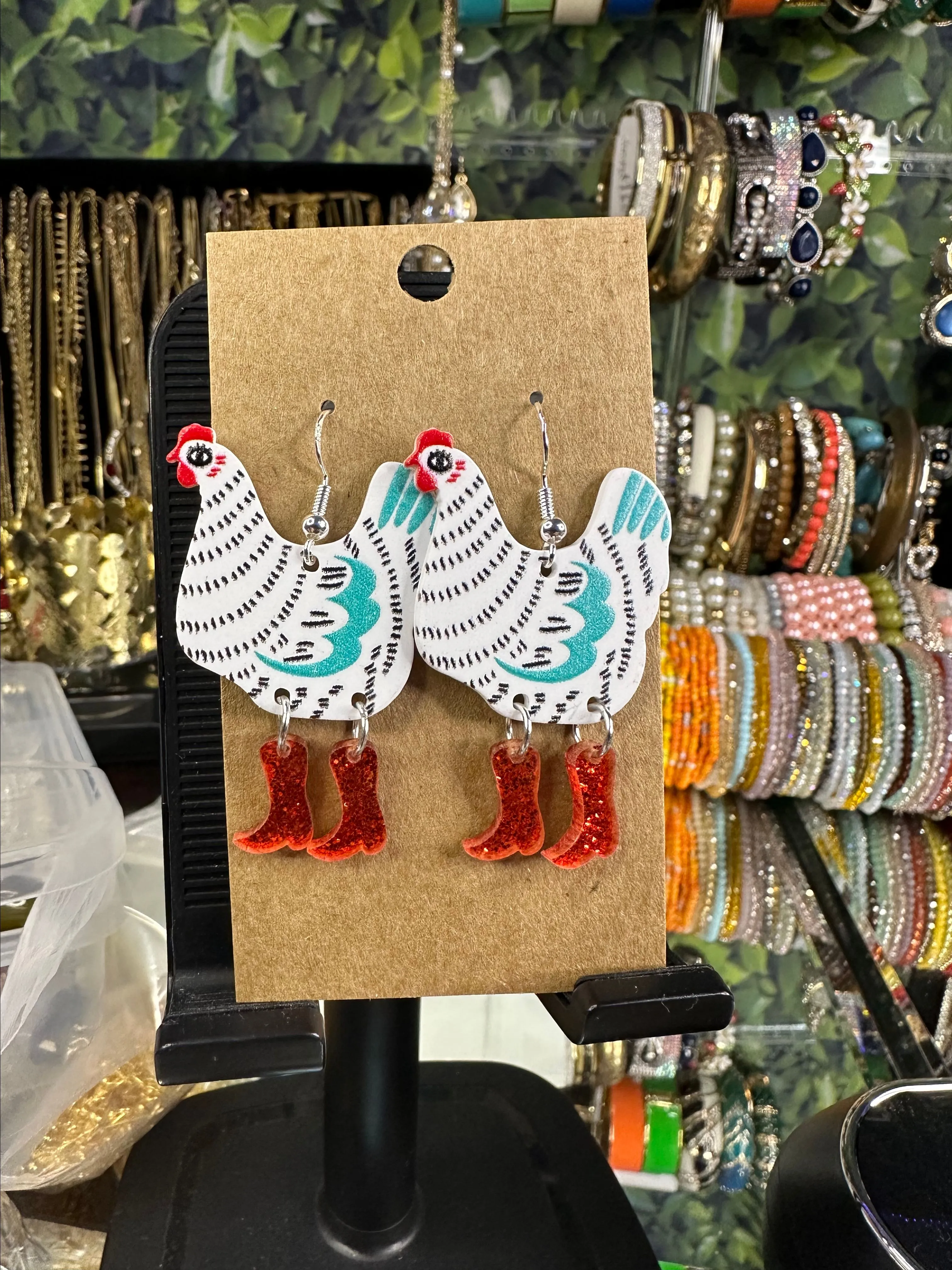 Product image for Chicken wearing boots