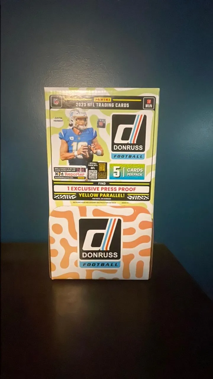 Product image for 2023 Donruss Football Gravity Box 48 sealed and packs! Go CJ Stroud Yellow Press Proof Hunting!