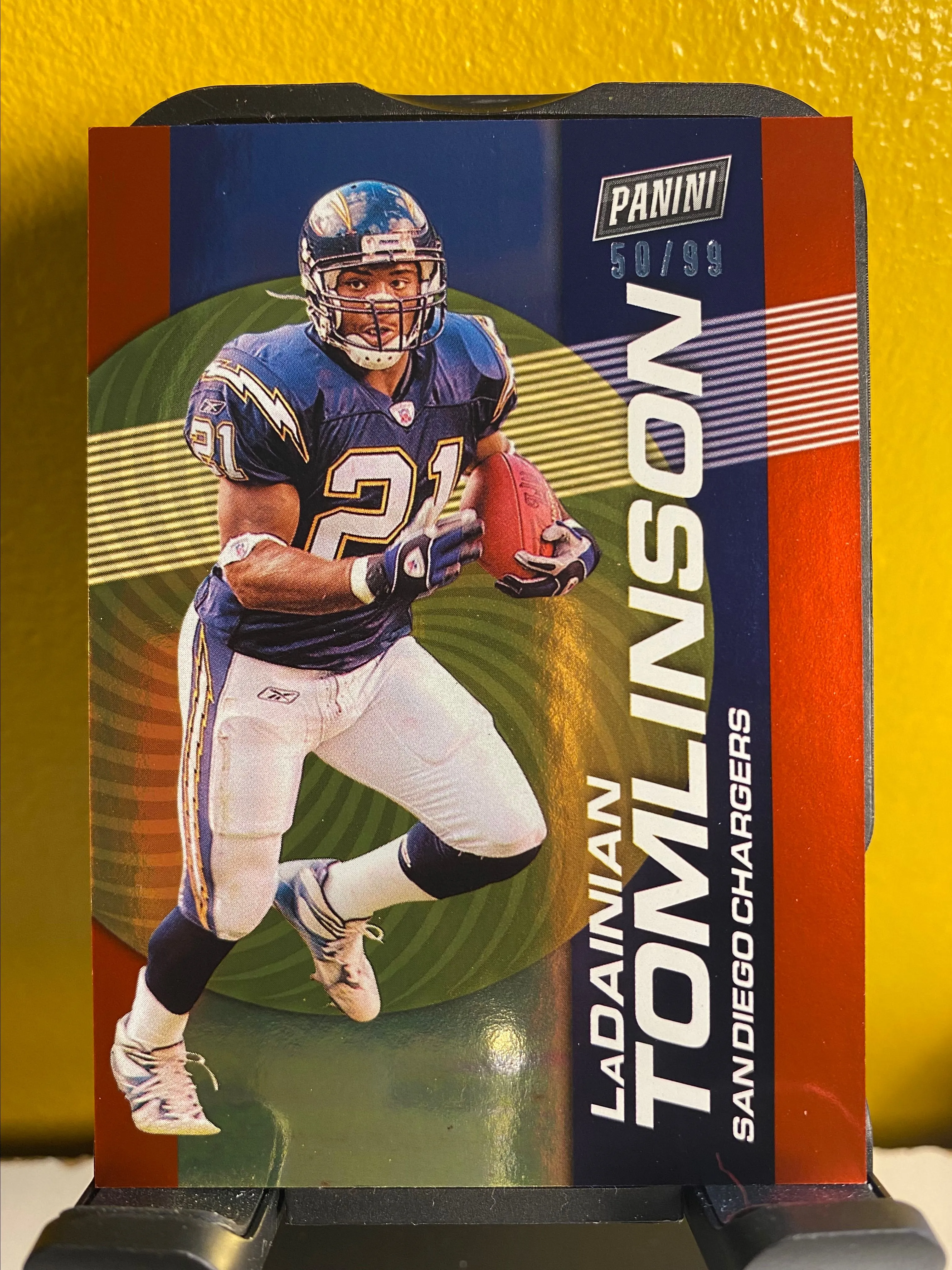 Product image for LaDainian Tomlinson 50/99 2023 Panini Player of The Day