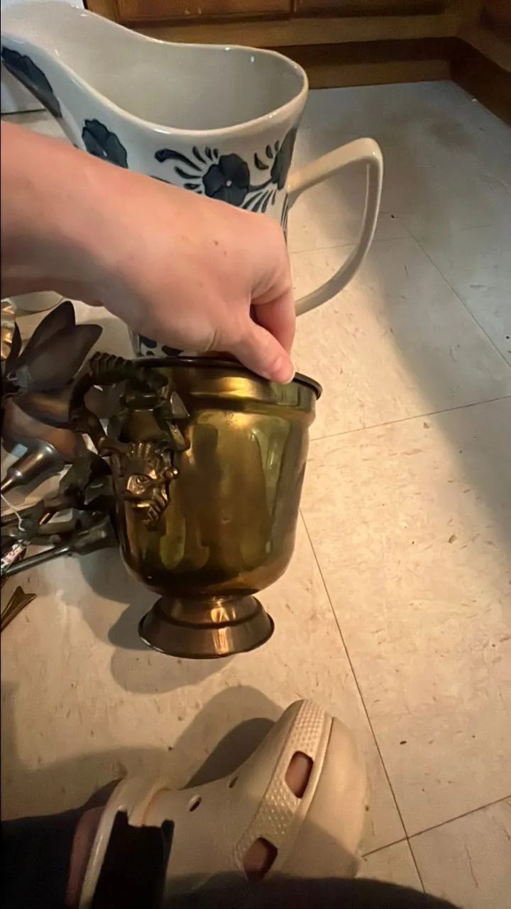 Product image for Brass vase
