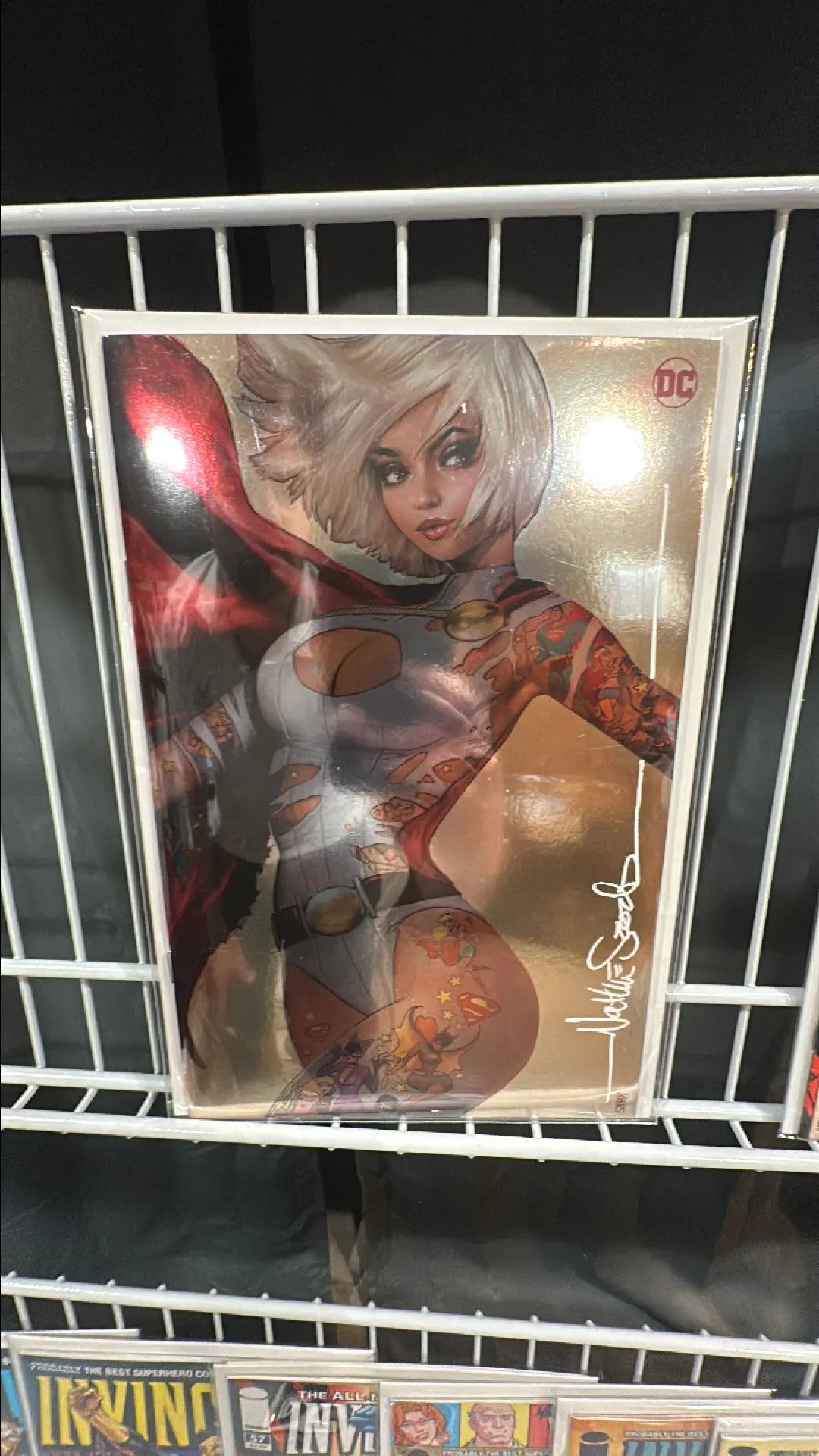 Product image for Power Girl #1 (2023) NYCC Exclusive Foil Signed by Nathan Szerdy