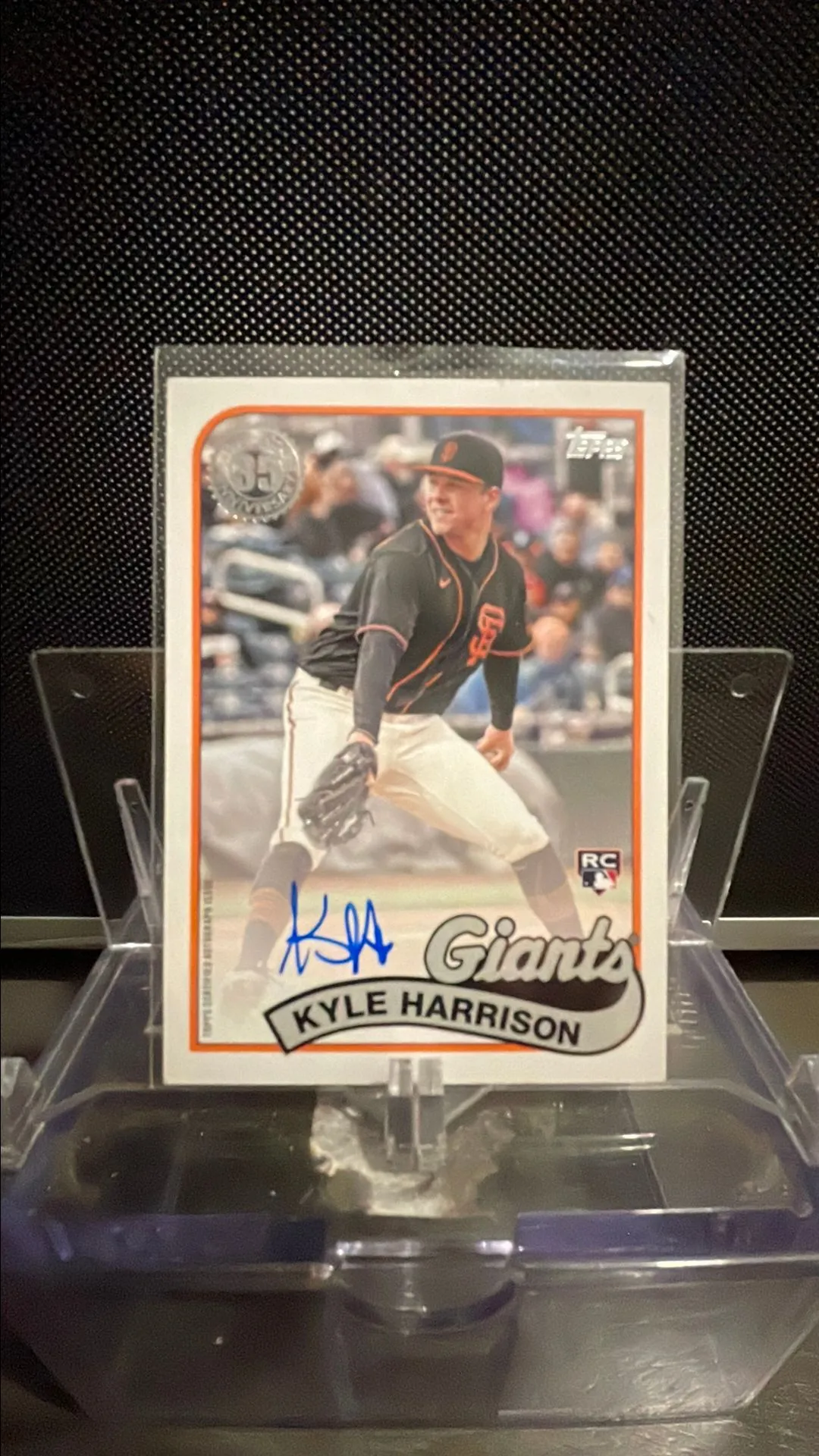 Product image for 2024 Topps Kyle Harrison RC 35th Anniversary Auto Giants
