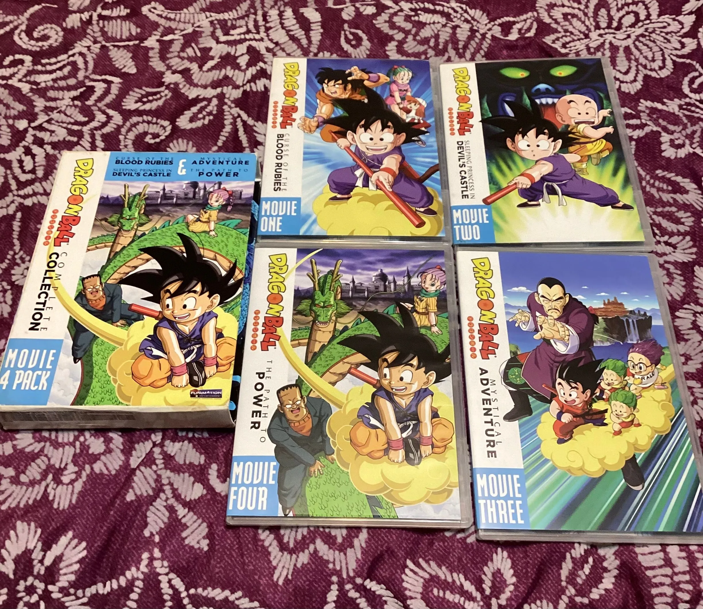 Product image for Dragon Ball Movie 4 Pack Complete Collection DVD