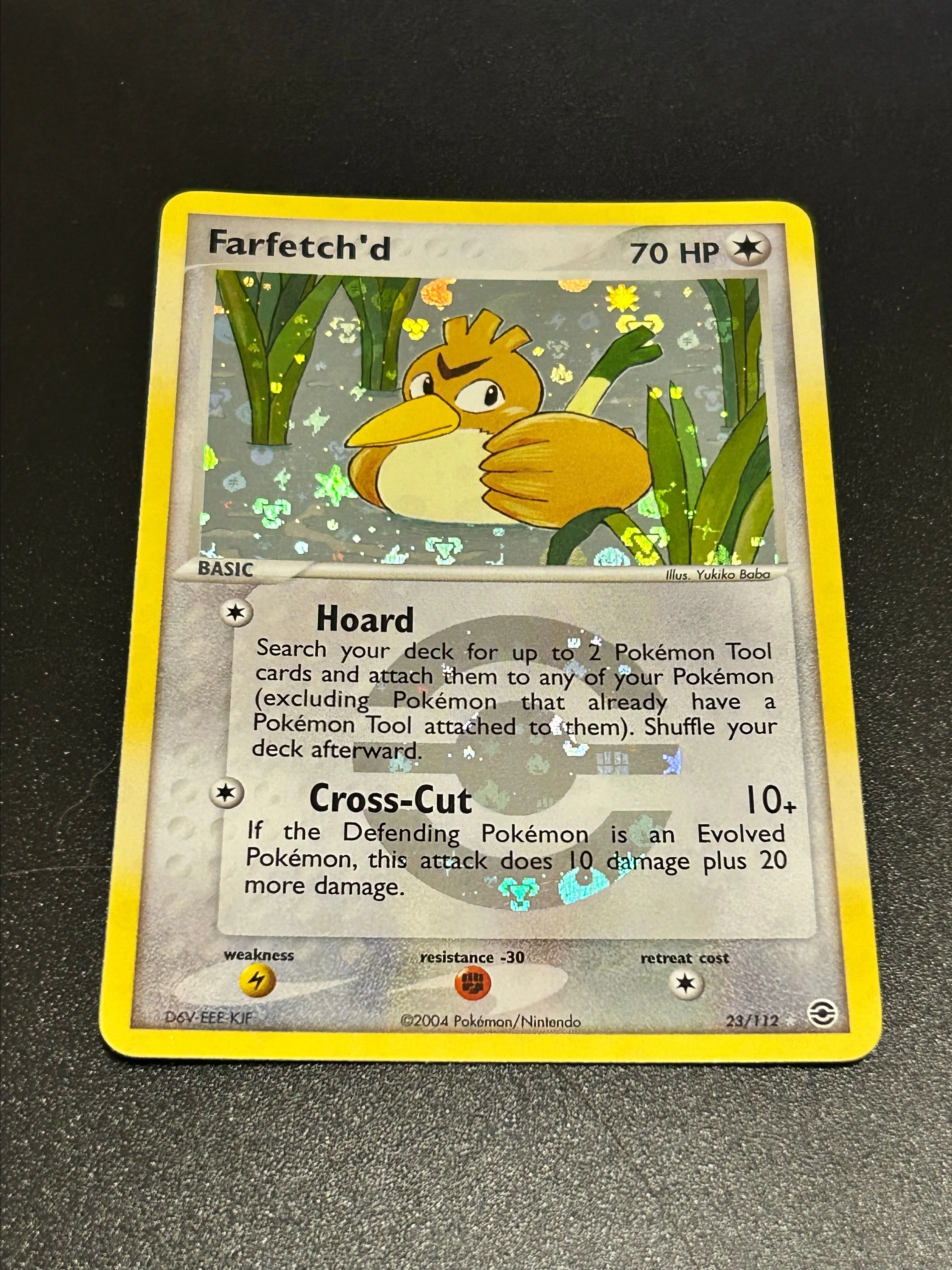 Product image for Farfetch'd 23 Firered Leafgreen holo