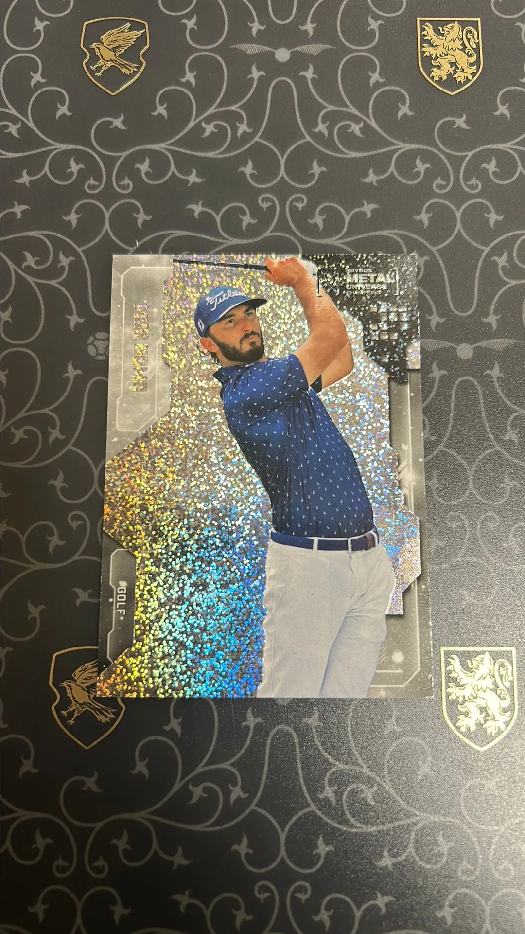 Product image for MAX HOMA 2024 Upper Deck Metal Champions #39 SILVER DOTS 250/299 GOLF