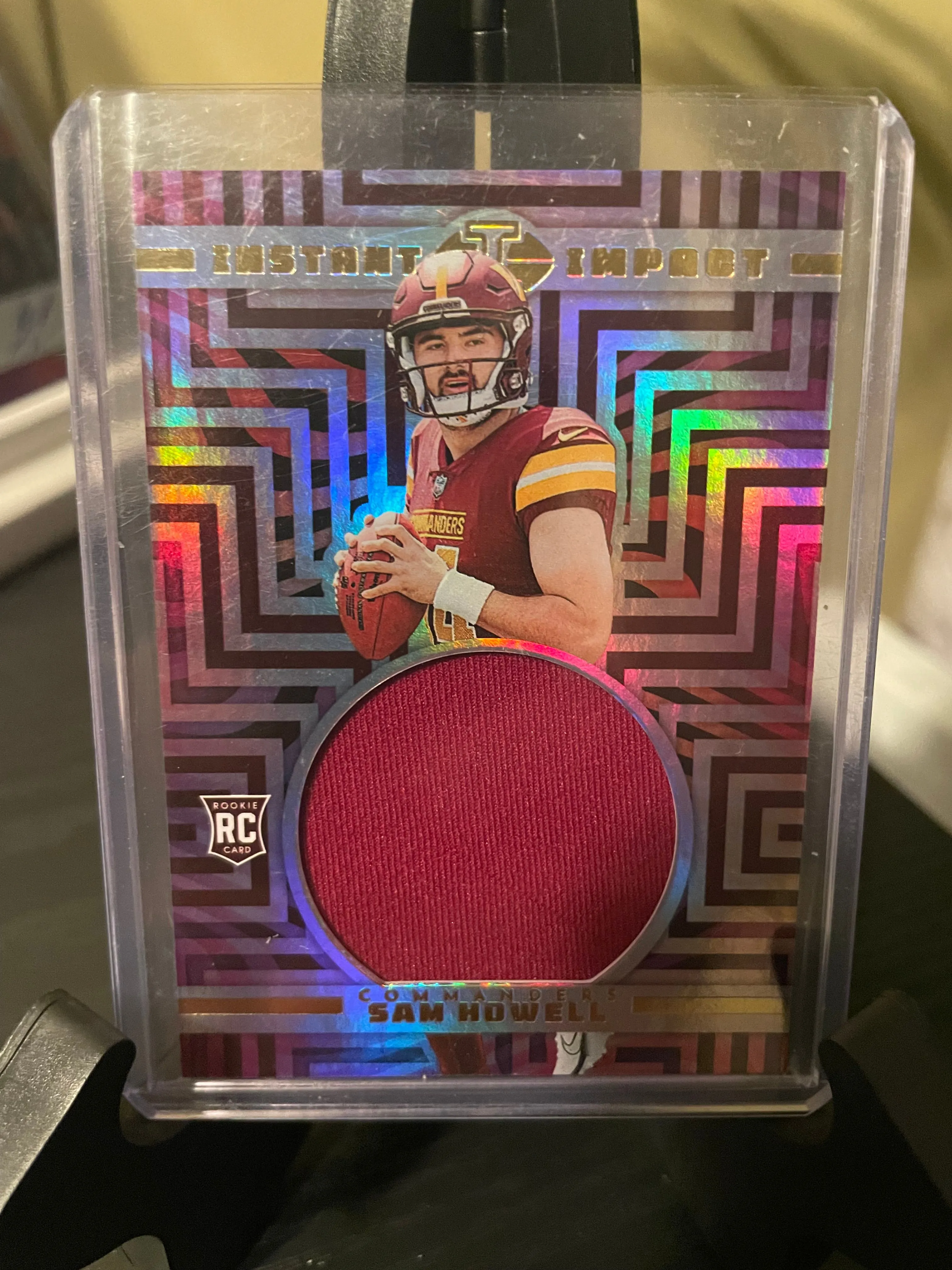 Product image for 2022 Illusions Instant Impact Sam Howell Rookie patch