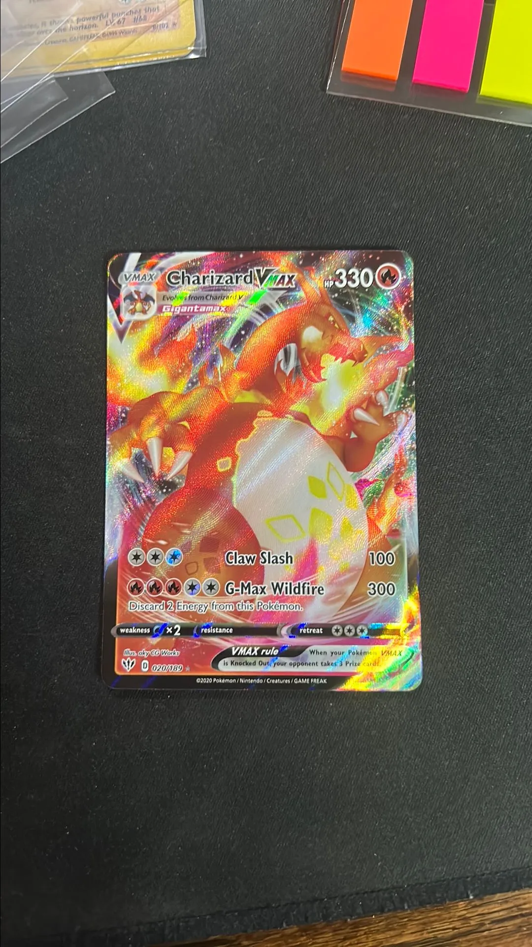 how does pokemon trading card game work Pokemon TCG Simplified Chinese Sword & Shield Charizard VMAX Battle Se –  PokeWayne main image 0