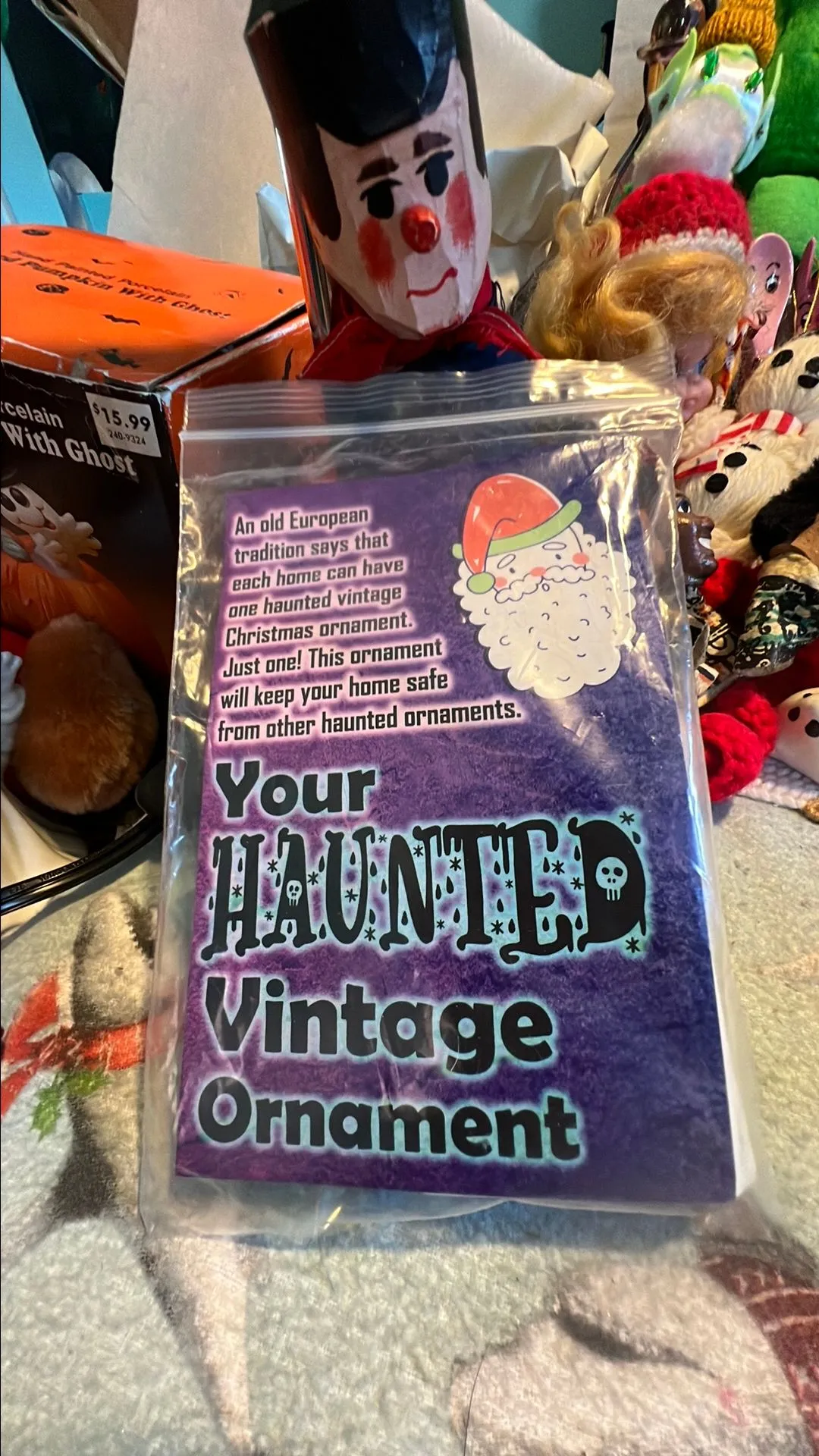 Product image for Blind box haunted Xmas ornament