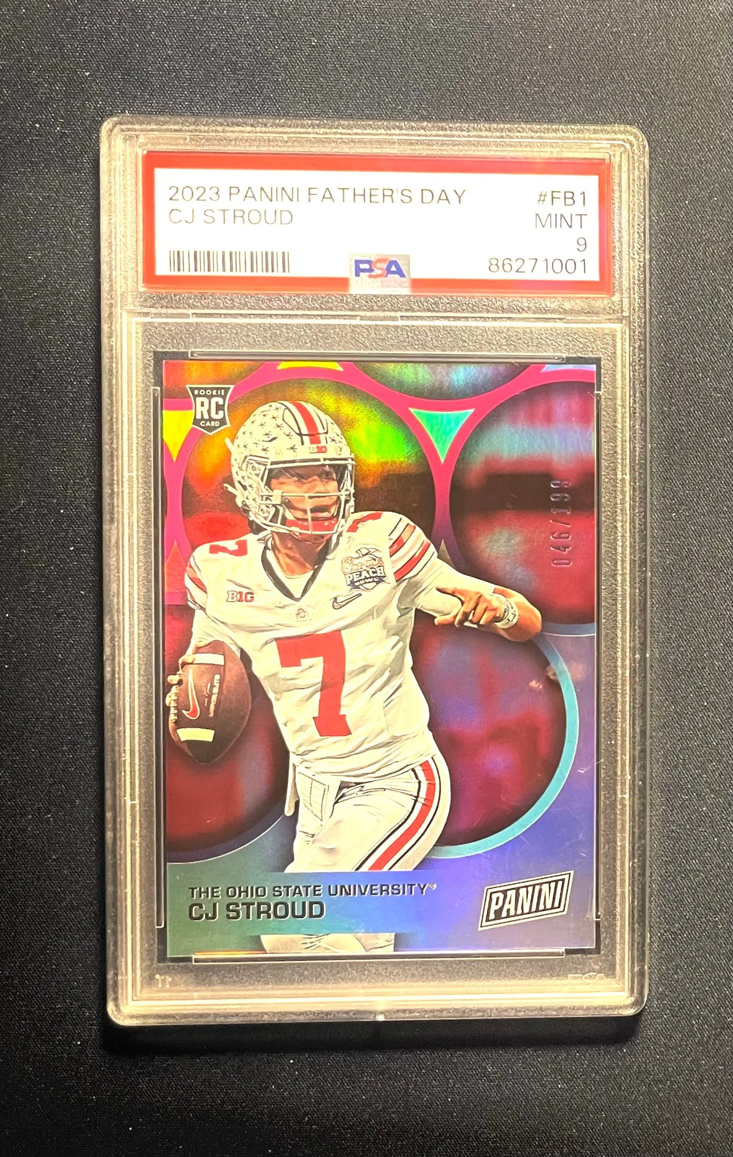 Product image for 2023 Panini Father's Day - Football #FB1 C.J. Stroud (RC) /199