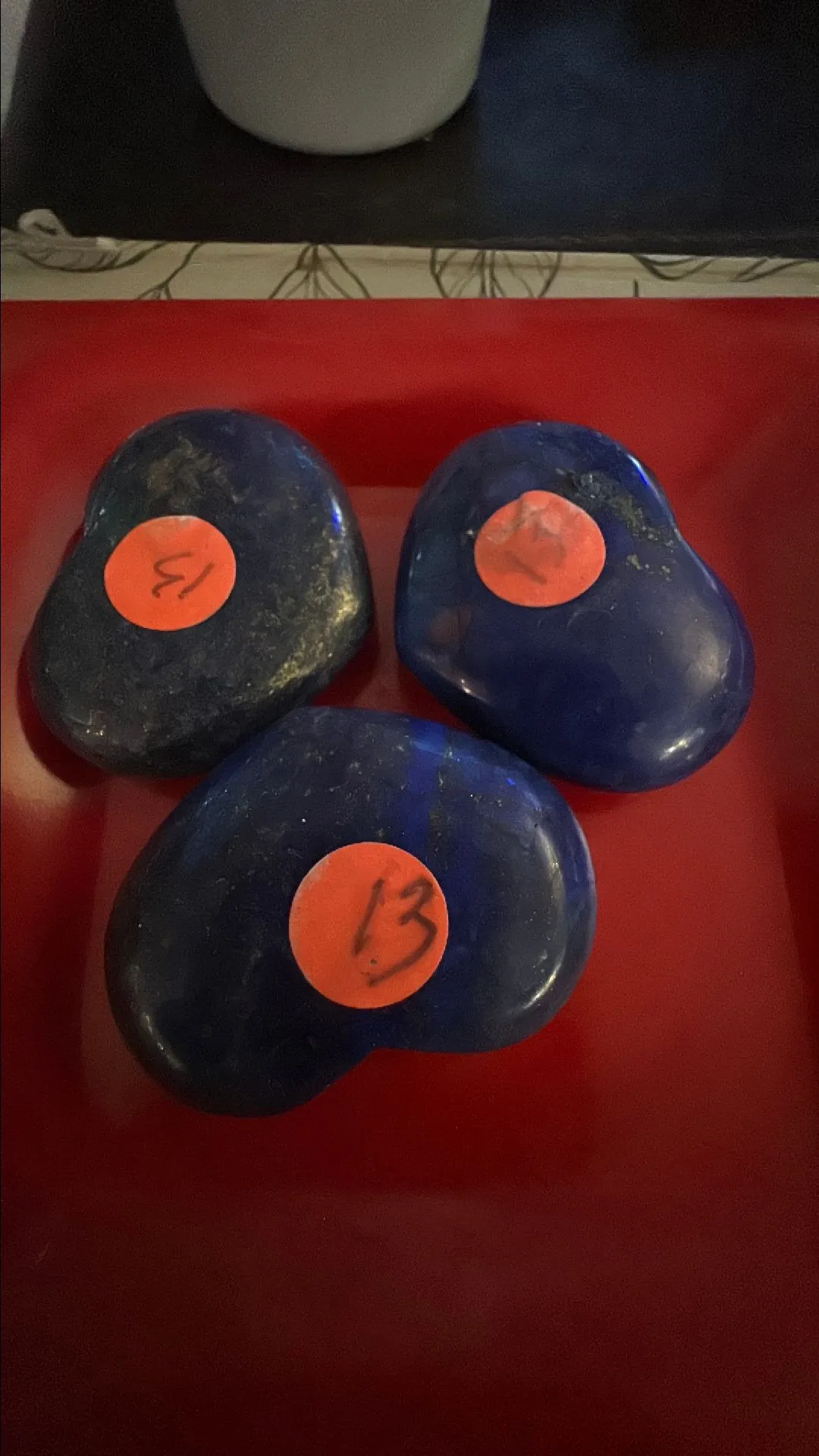 Product image for Blue blue lapis hearts